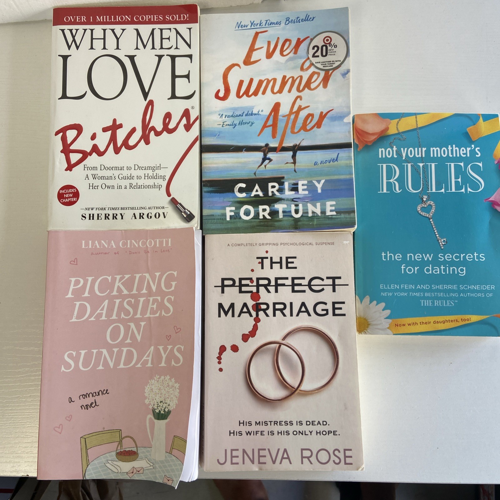Hardback Paperback Romance Novels New York Best Sellers Book Lot 5 ❤️