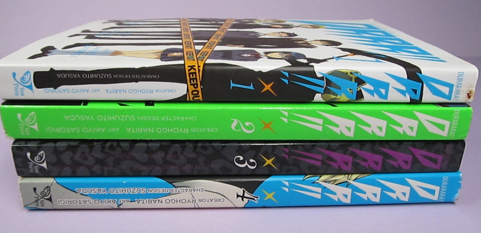 Durarara!! DRRR Vol. 1-4 Manga Volume English Book Ryohgo Narita 1 2 3 4 Lot
