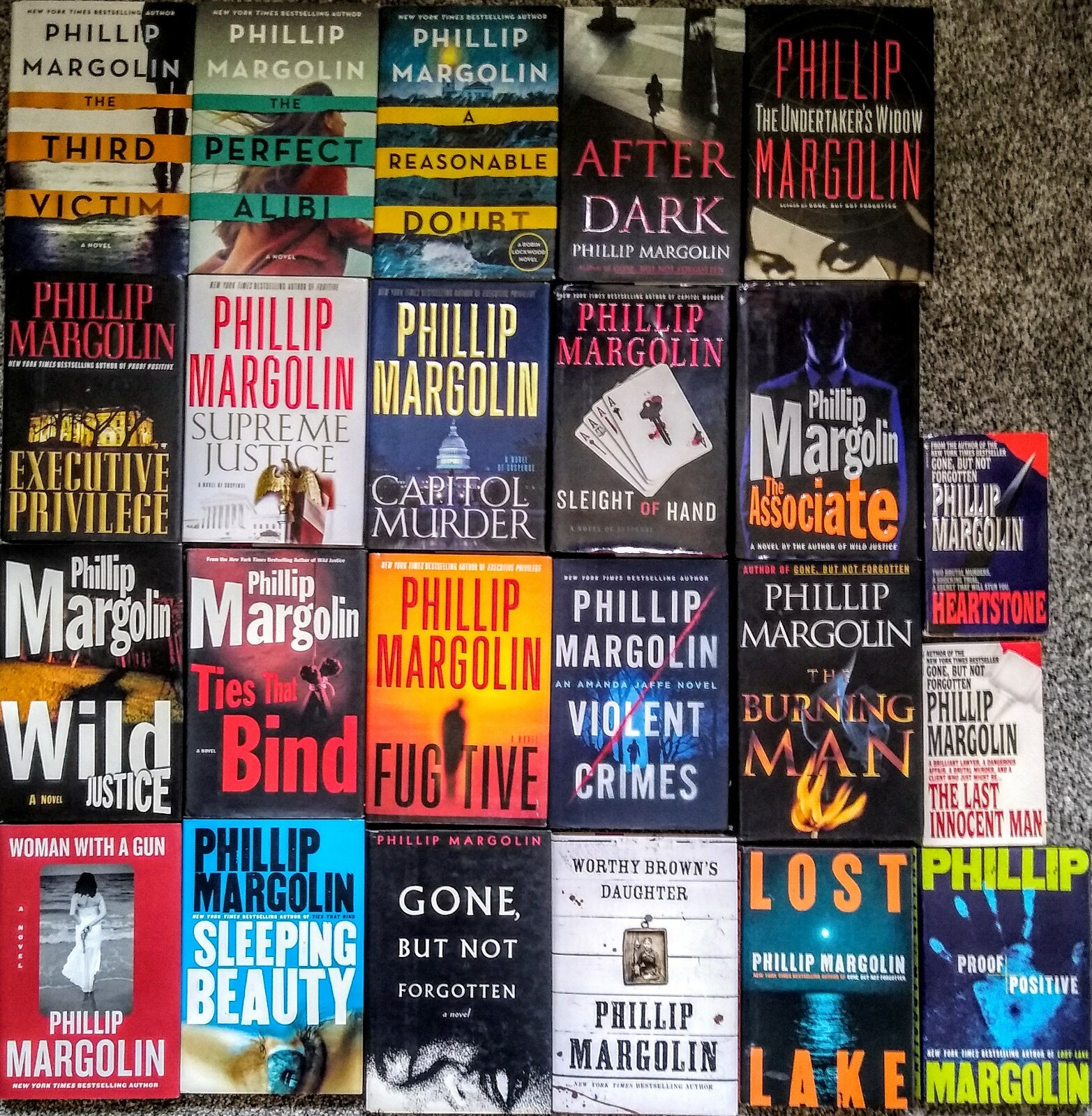 Phillip Margolin: Dana Cutler, Amanda Jaffe, Robin Lockwood, and More Lot of 23.