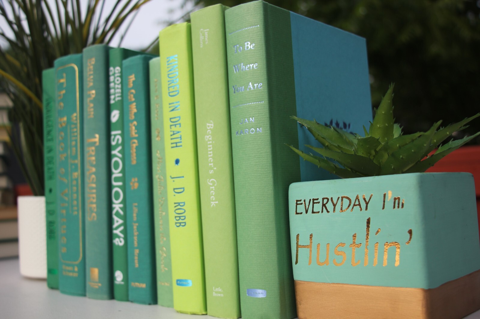 Stack of 6 colorful books for Decorating Staging | Book Decor| Home Decor.