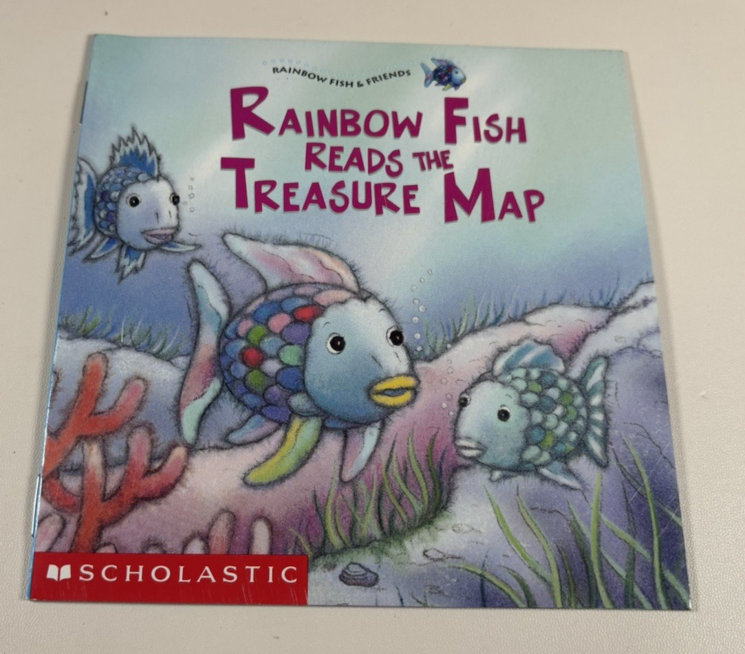 Scholastic Rainbow Fish Reads the Treasure Map Paperback Book #316