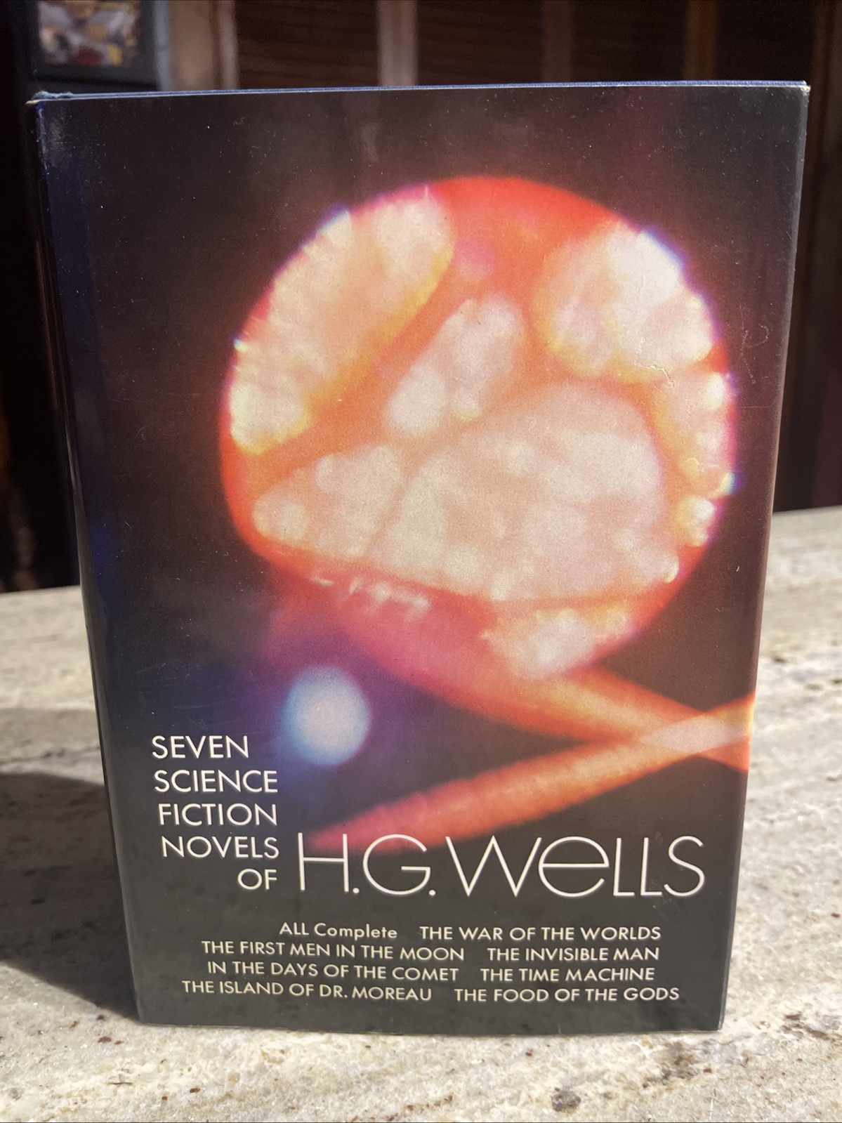 Seven Science Fiction Novels of H.G. Wells HCDJ 1st Edition – 1,015 Pgs Classic