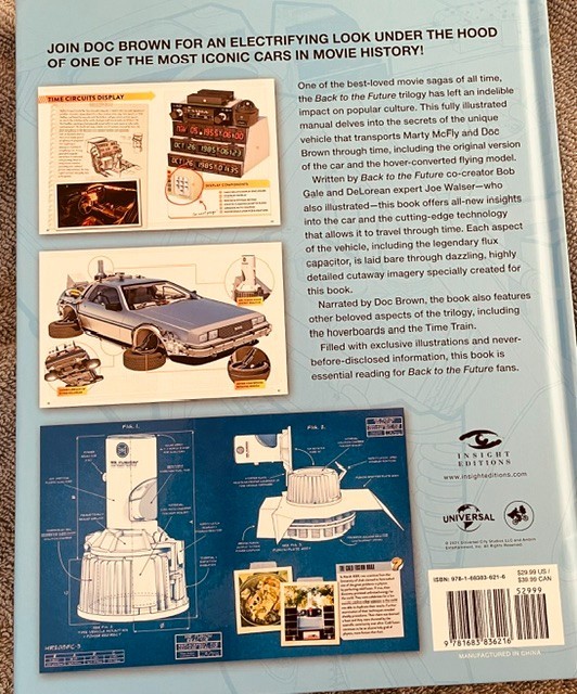 Back to the Future Delorean Time Machine Doc Brown’s Owner’s Workshop Manual NEW