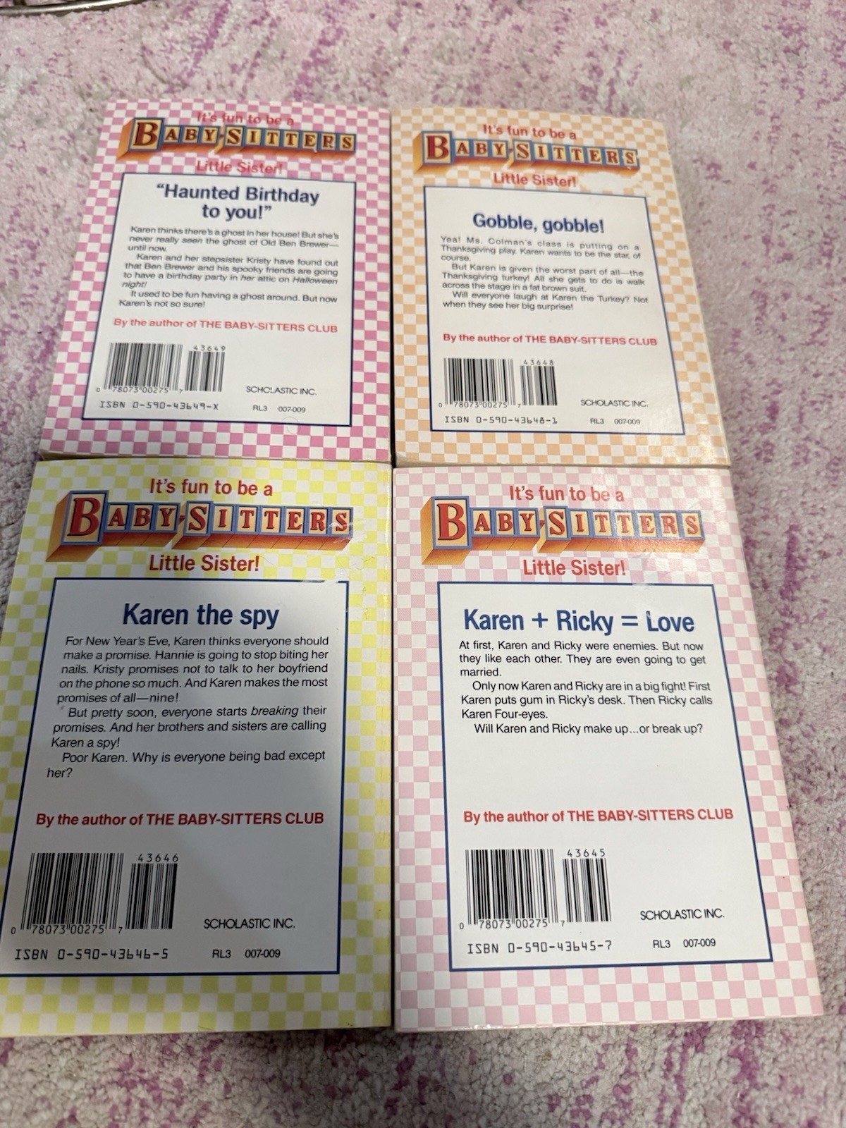 Lot of 29 Babysitters Little Sister Books, Little Apple Scholastic – No Repeats