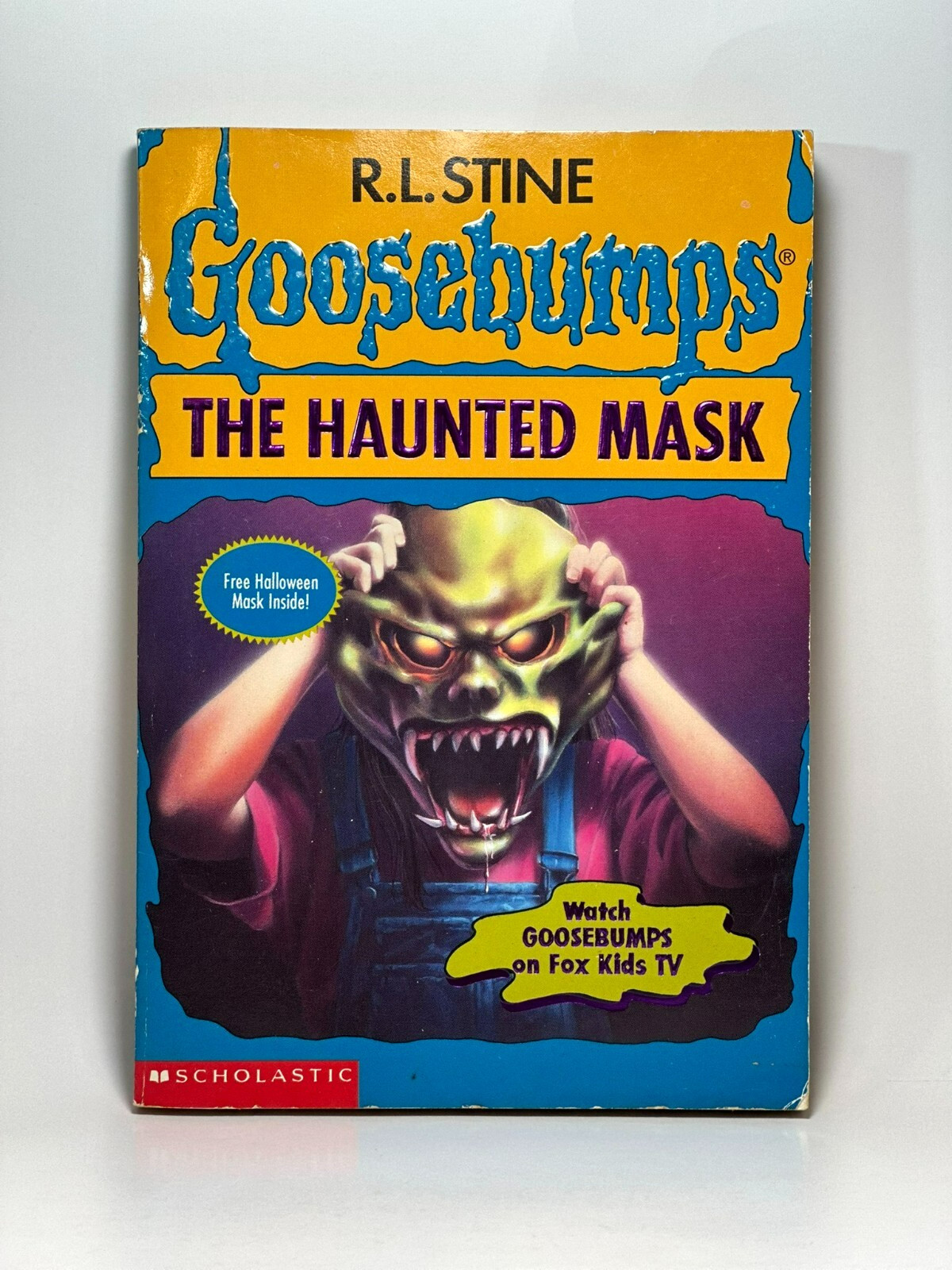 16th Print #11 The Haunted Mask 1 Goosebumps Book Original Series R.L. Stine