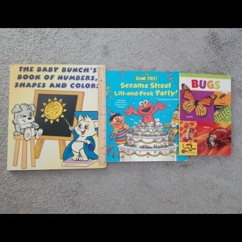 Lot of 3 Large Board Books for Children’s/ Toddler Babies/Preschool/Daycare