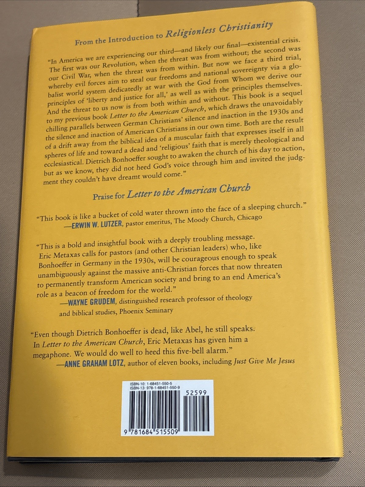 Religionless Christianity : God’s Answer to Evil by Eric Metaxas (2024,…