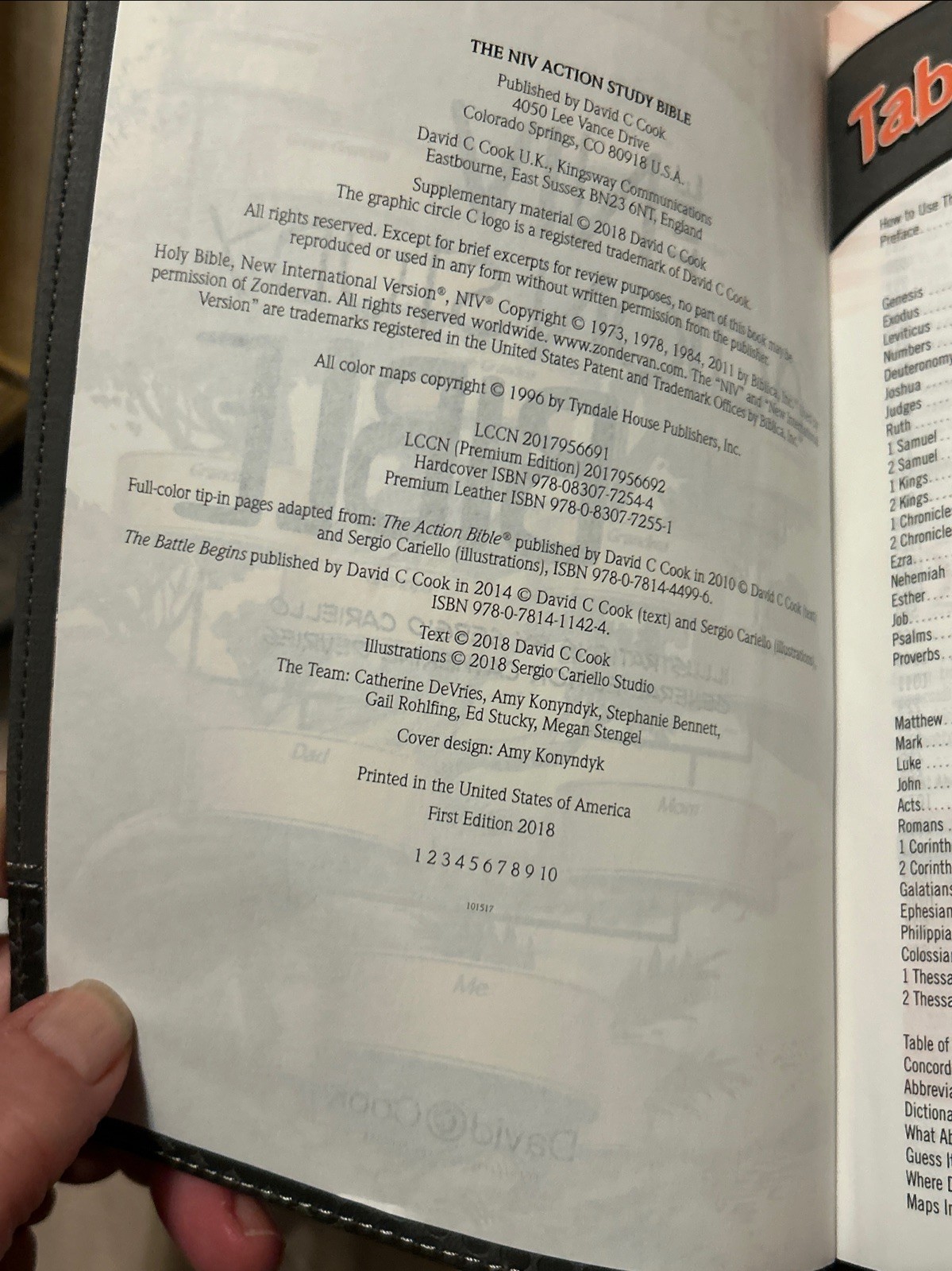 The NIV Action Study Bible – Premium 1st Edition by Sergio Cariello / David Cook
