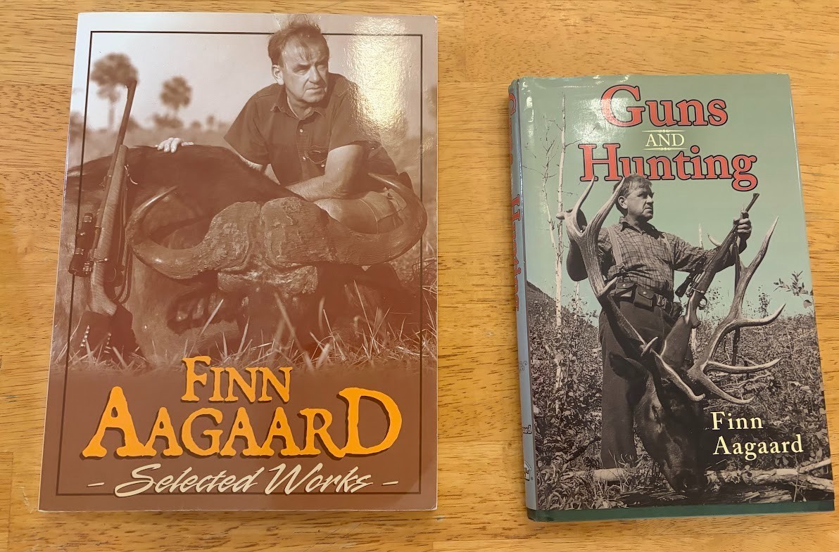 “Guns and Hunting” and “Selected Works” both by Finn Aaggard