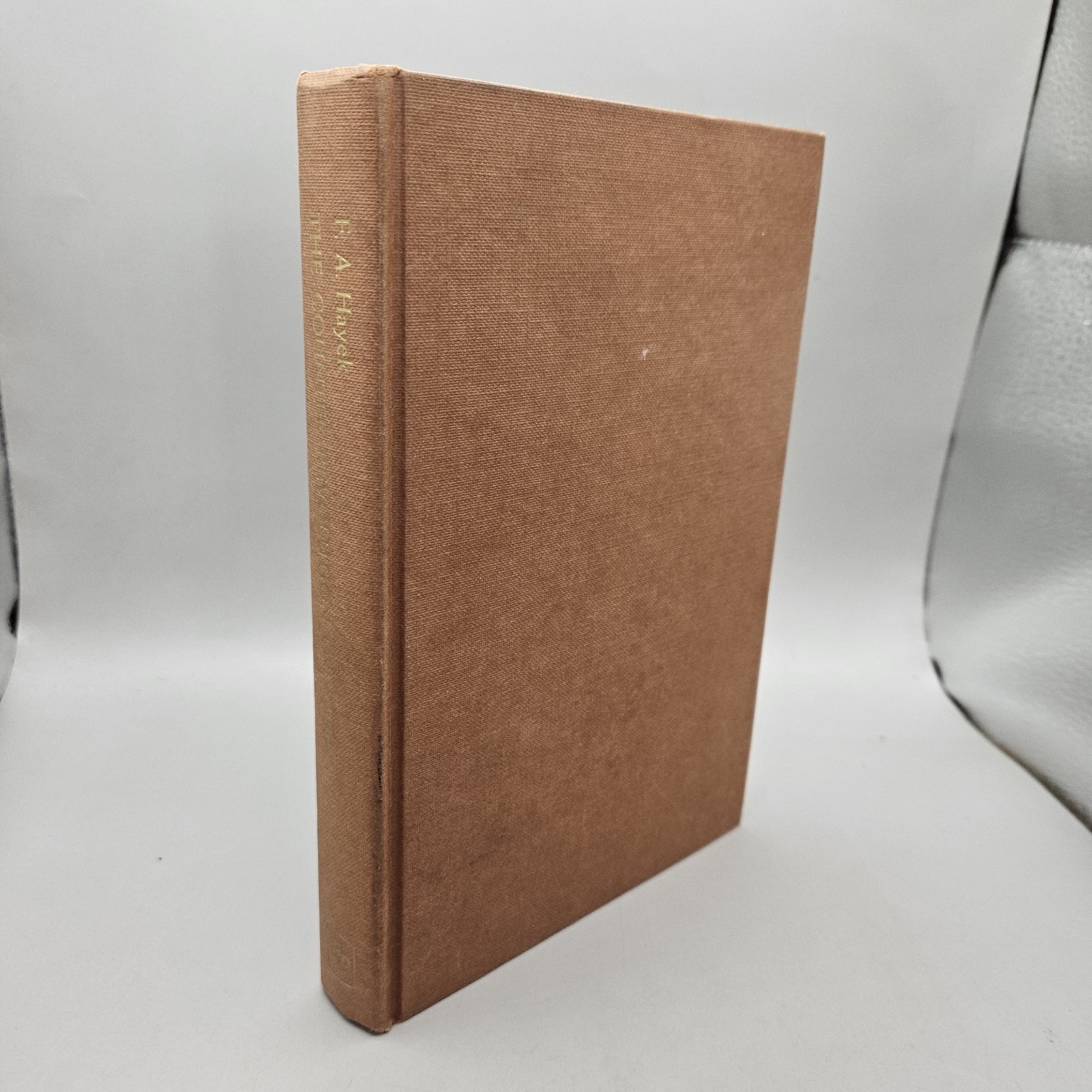 F. A. Hayek The Counter Revolution of Science 1955 HC Book The Free Press