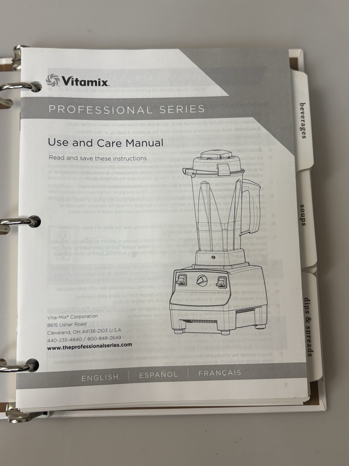 VITAMIX Create Recipes Cookbook (2010) EXCELLENT CONDITION