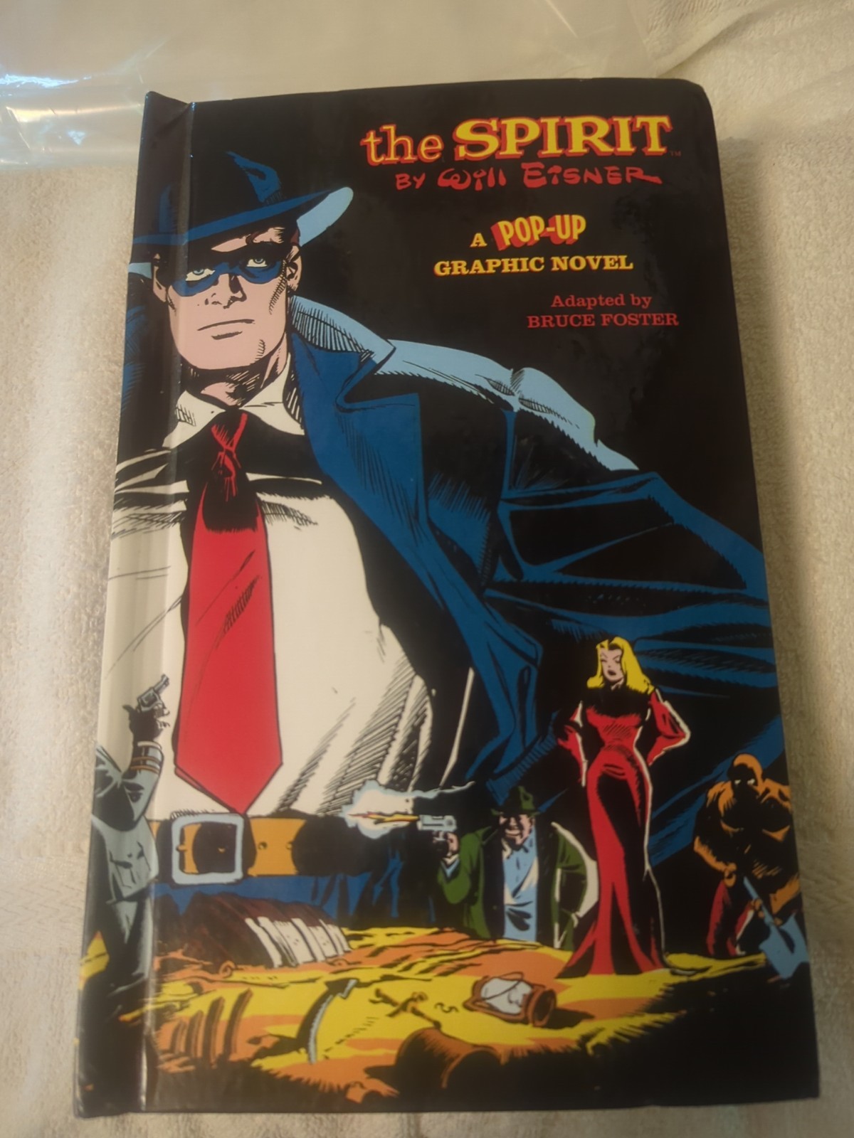 The Spirit- Will Eisner, Pop-Up Graphic Novel, Hardcover, 2008, DC Comics Used