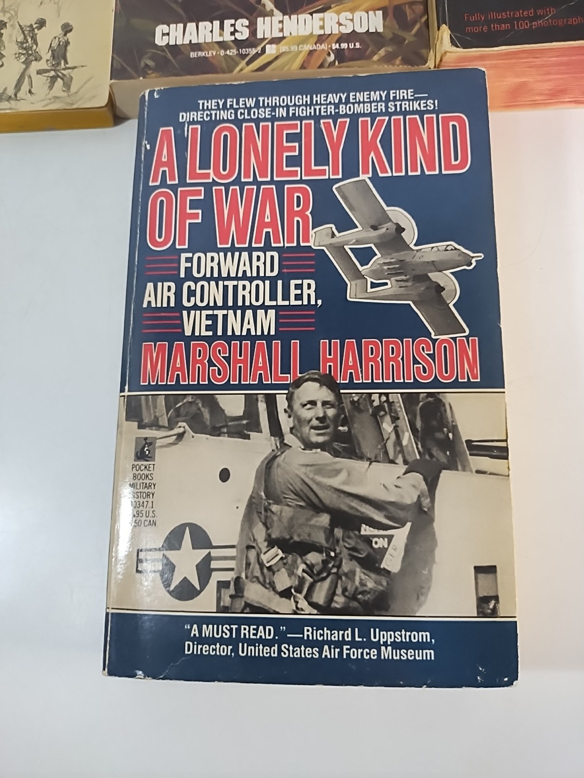 Vintage Military WWII & Vietnam War Paperback Book Lot of 8 Historical History
