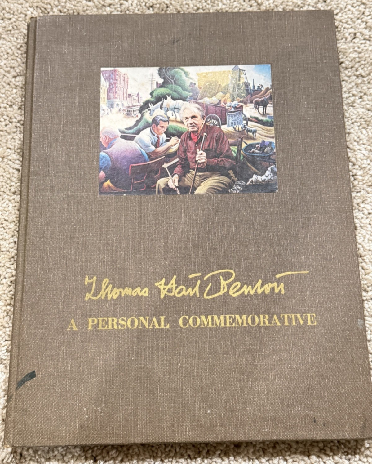 Book, “Thomas Hart Benton, A Personal Commemorative”, 1973