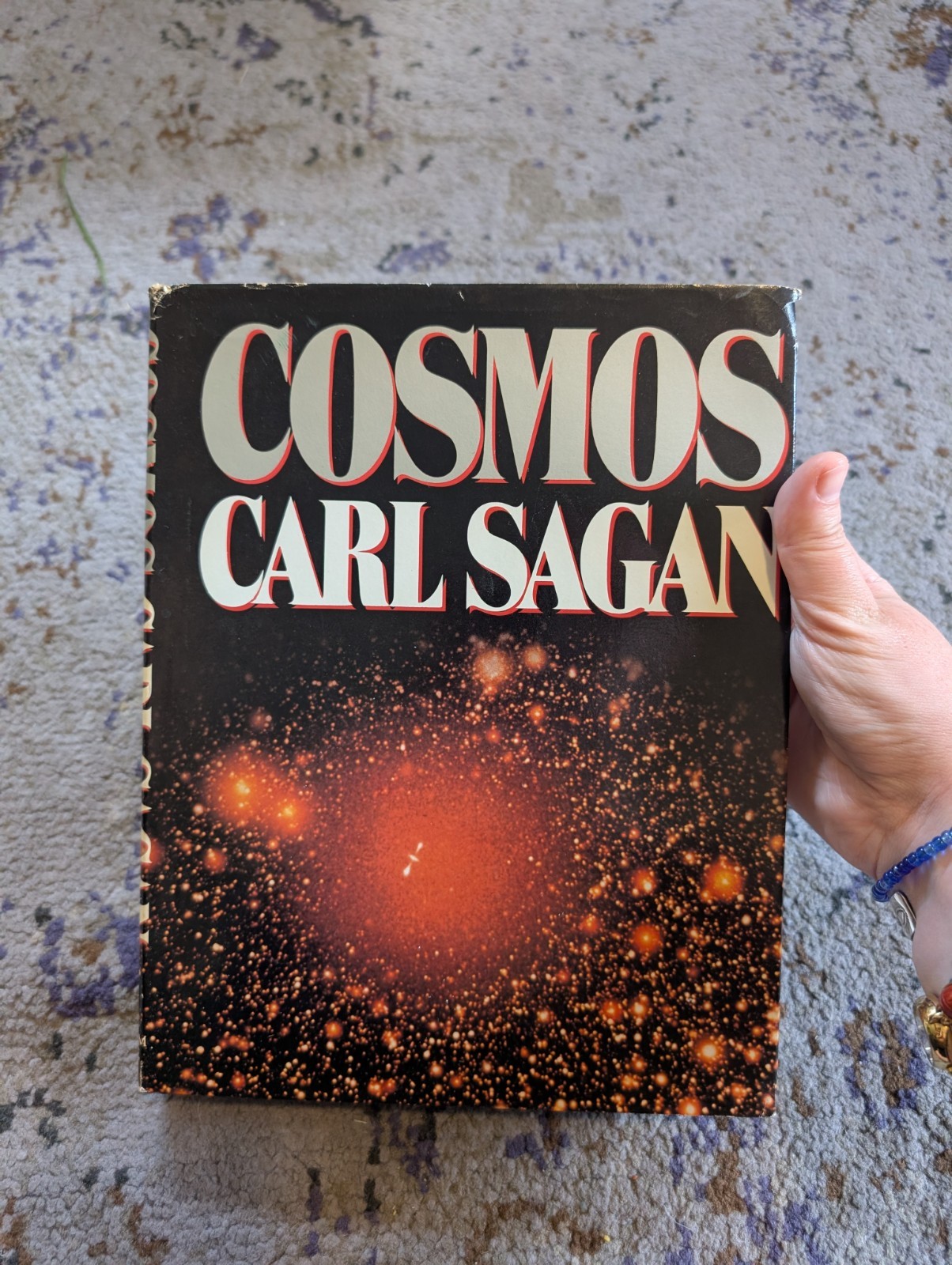 Cosmos Carl Sagan Hardcover with Dust Jacket First Edition 1980 PBS Miniseries