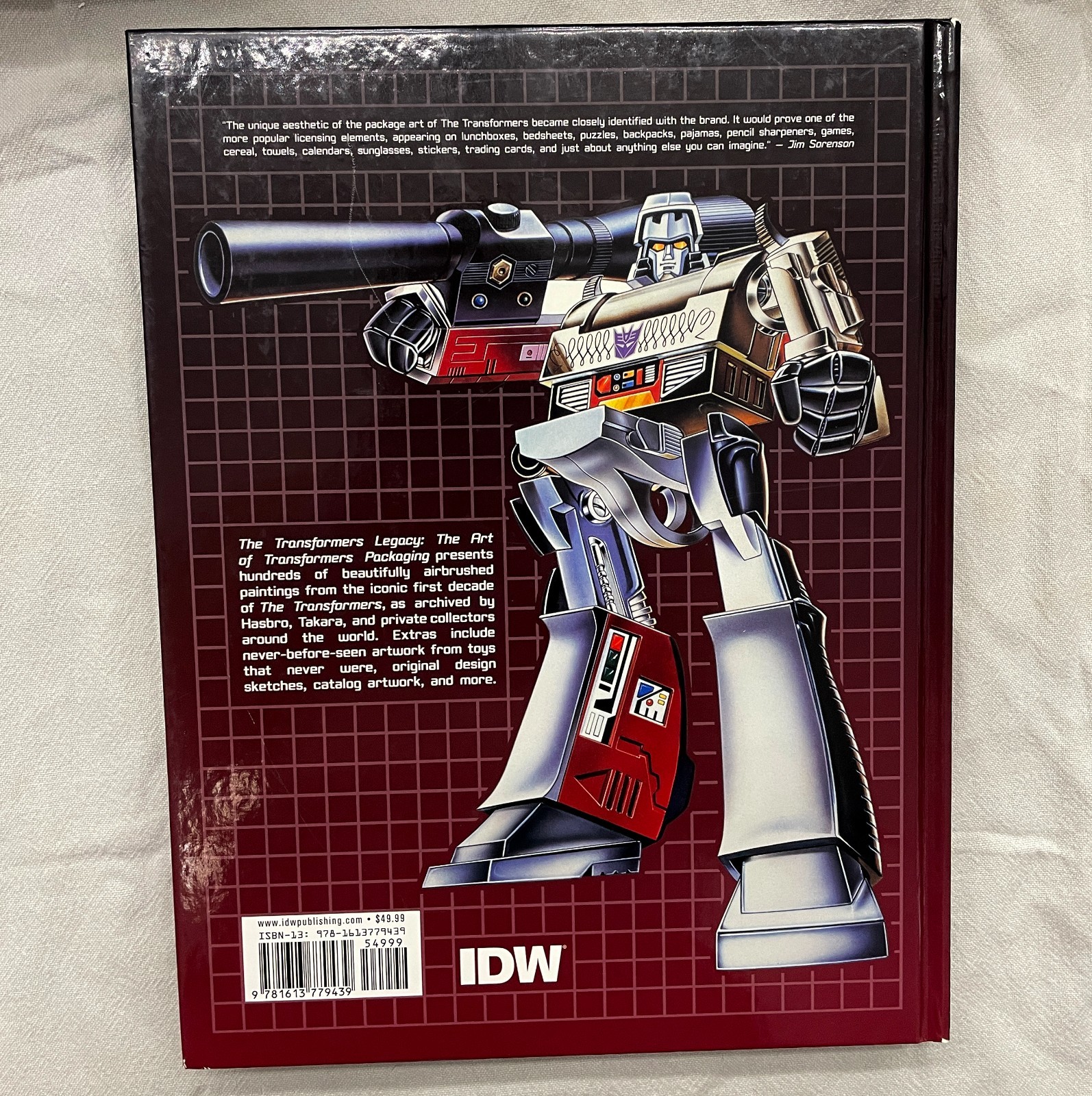 IDW Publishing TRANSFORMERS LEGACY THE ART OF TRANSFORMERS PACKAGING Hardcover