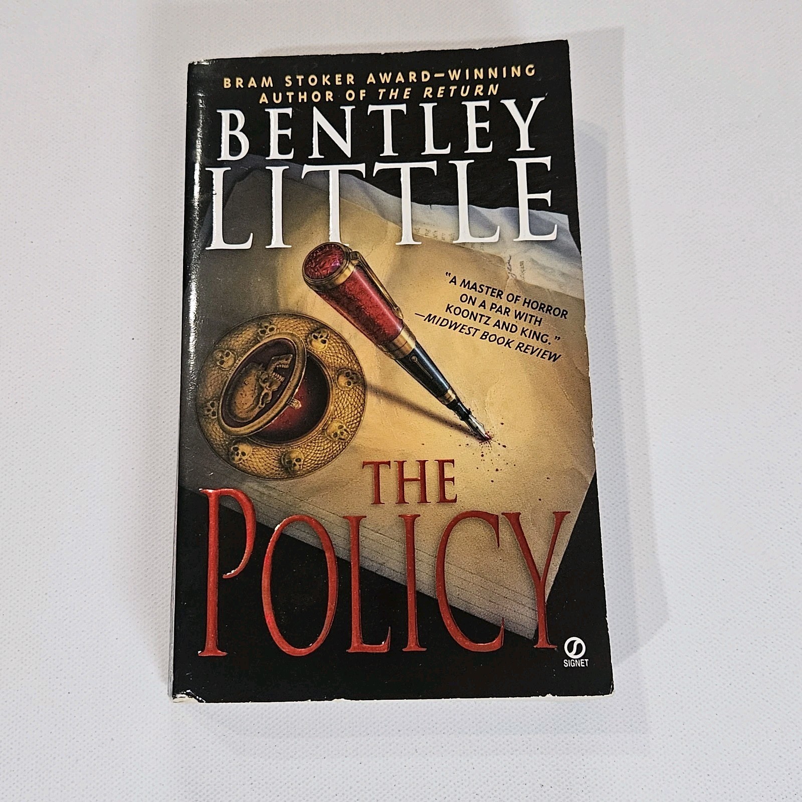 Bentley Little The Policy Paperback Award Winning Horror Fiction