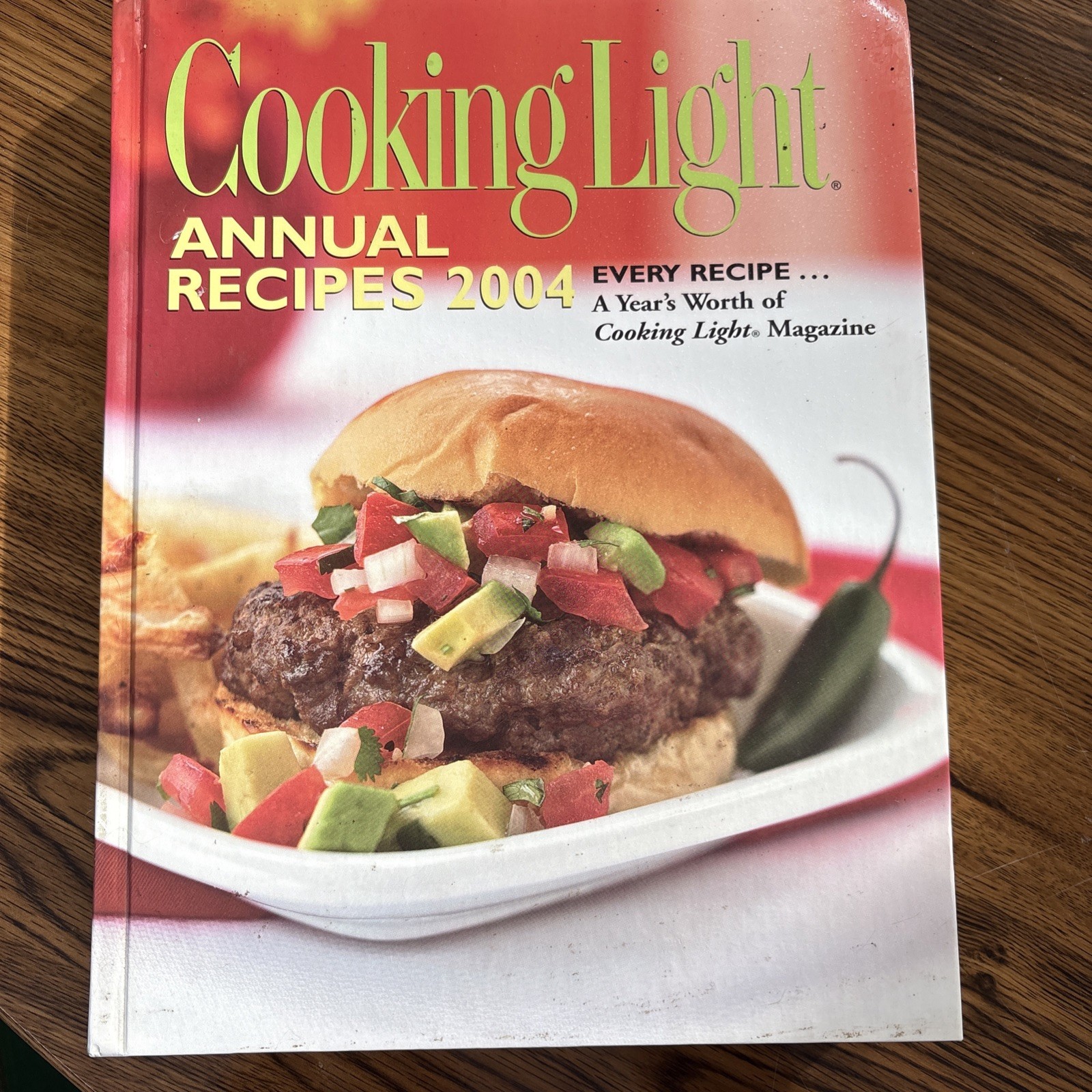 2004 Cooking Light Annual Recipes Hardcover Excellent Condition