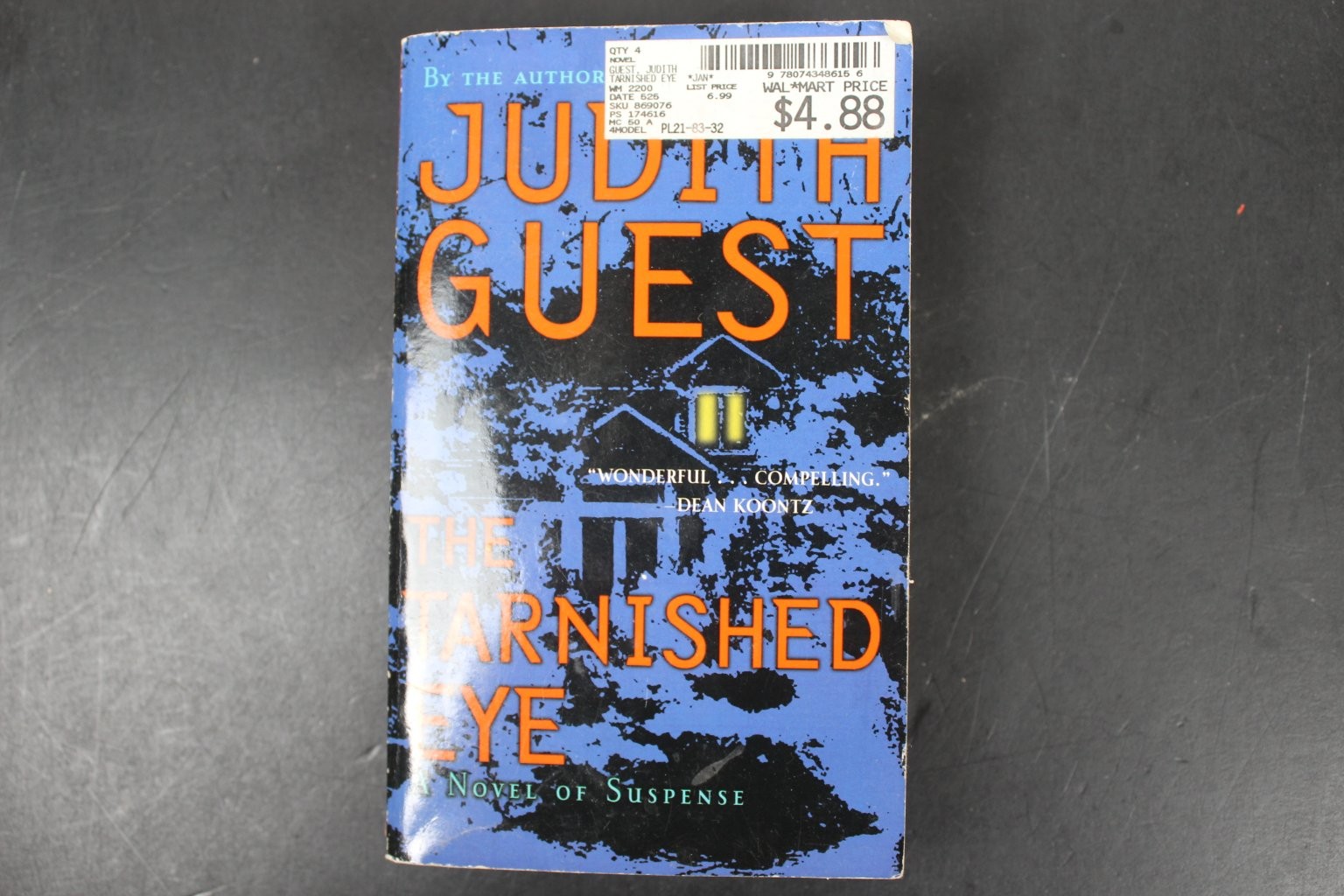 The Tarnished Eye Judith Guest 2006 Paperback Suspense Crime Fiction Pocket Star