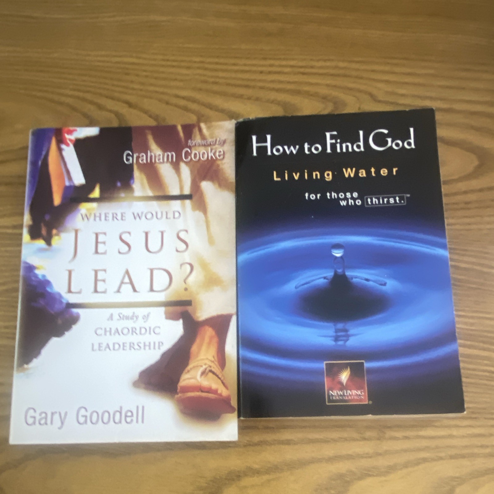Faith & Leadership Book Bundle – Gary Goodell & New Living Translation (2 Books)
