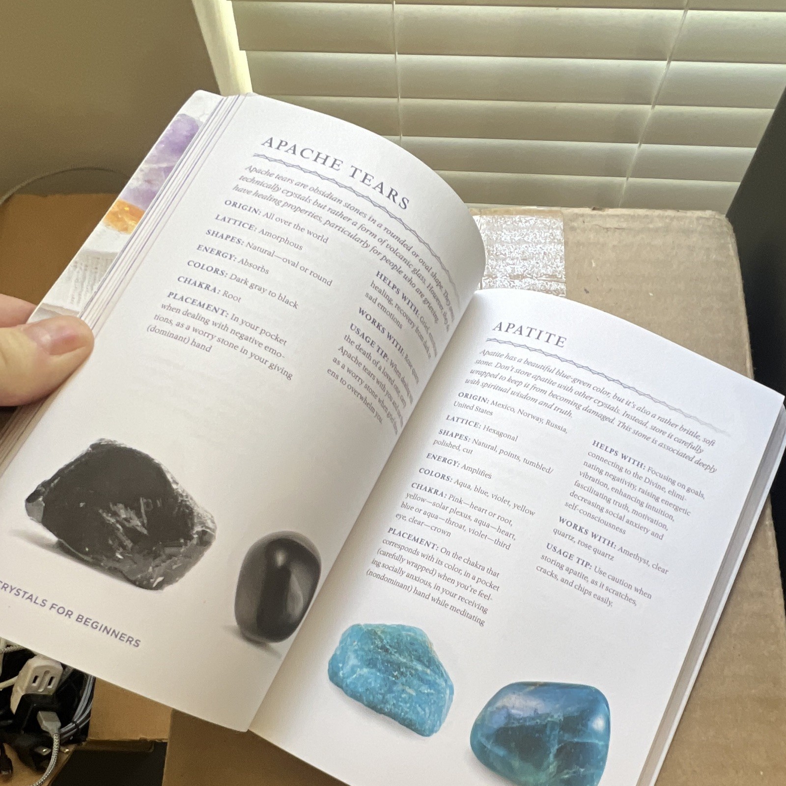 Crystals for Beginners Paperback Healing Crystals Guide by Karen Frazier