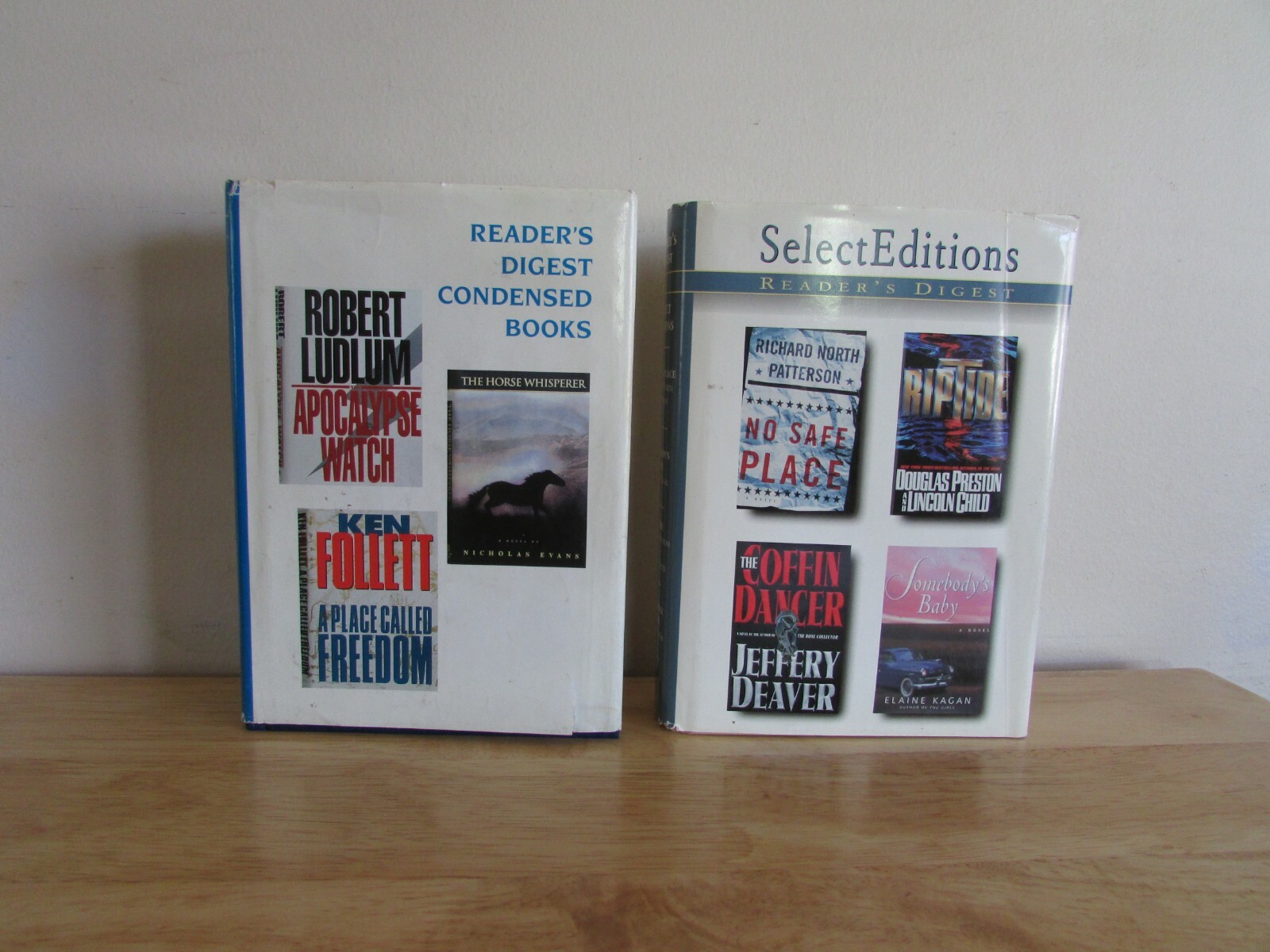 Lot 2 READERS DIGEST Condensed Books – 7 Best Sellers Total 1996 1998
