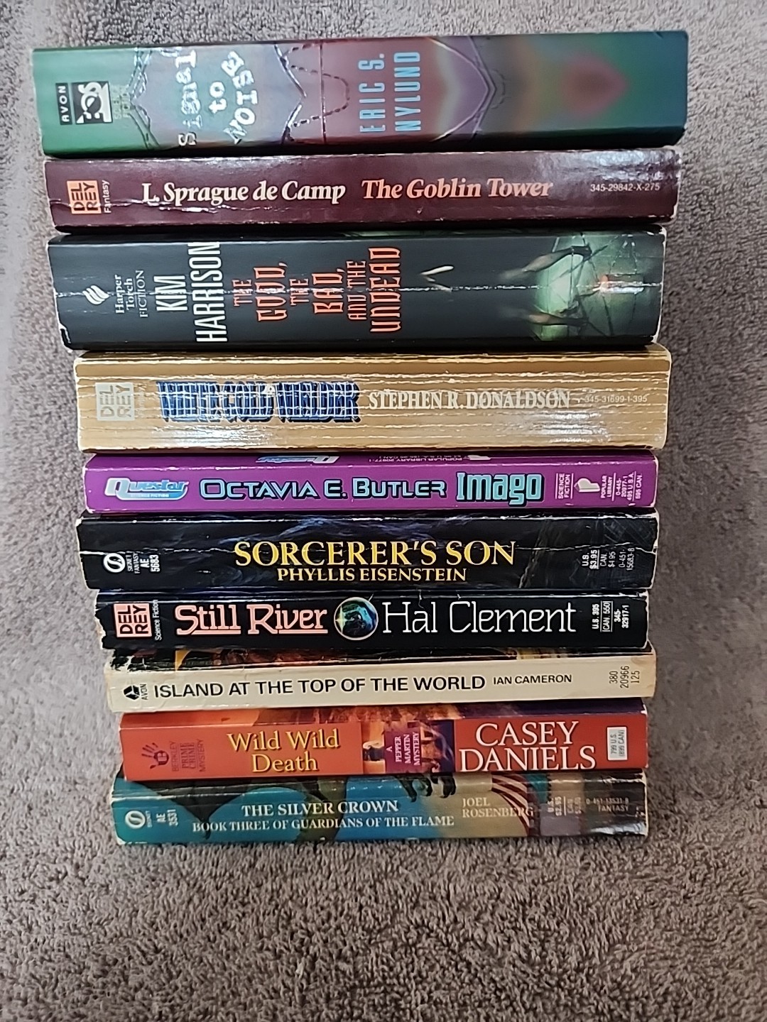 Sci-Fi Assortment Of Paperback Books Lot Of 10 (Lot #1)