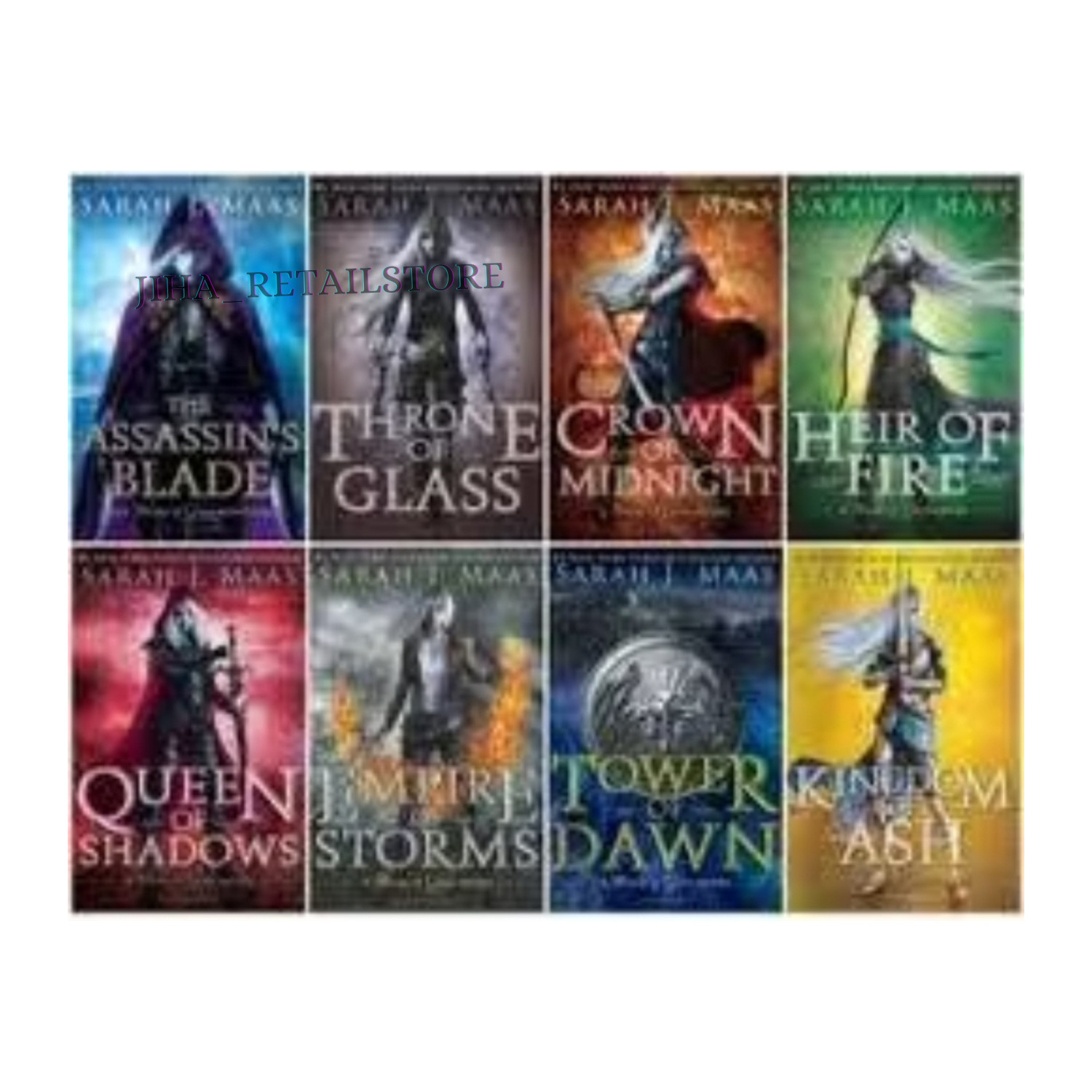 Throne Of Glass Series 8 Book Paperback By Sarah J Maas |DHL