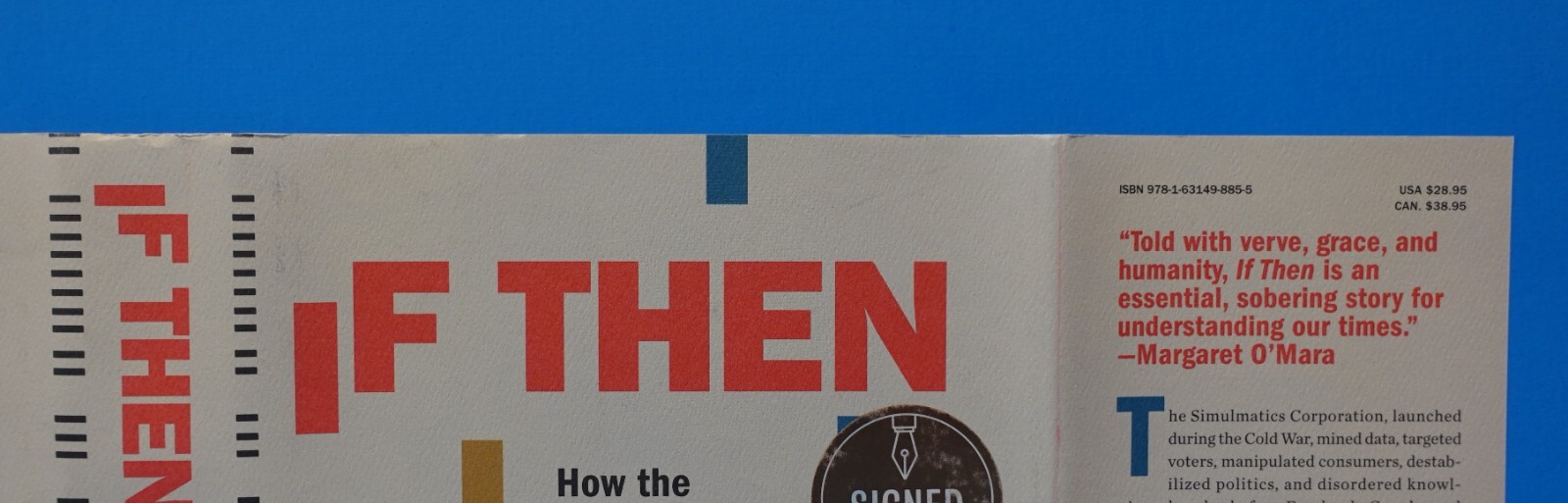 IF THEN BY JILL LEPORE, SIGNED