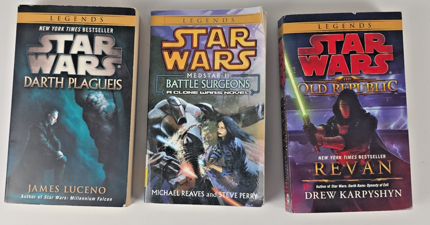9 Star Wars Legends Paperbacks ~ Thrawn & Bounty Hunter Trilogy ~ More