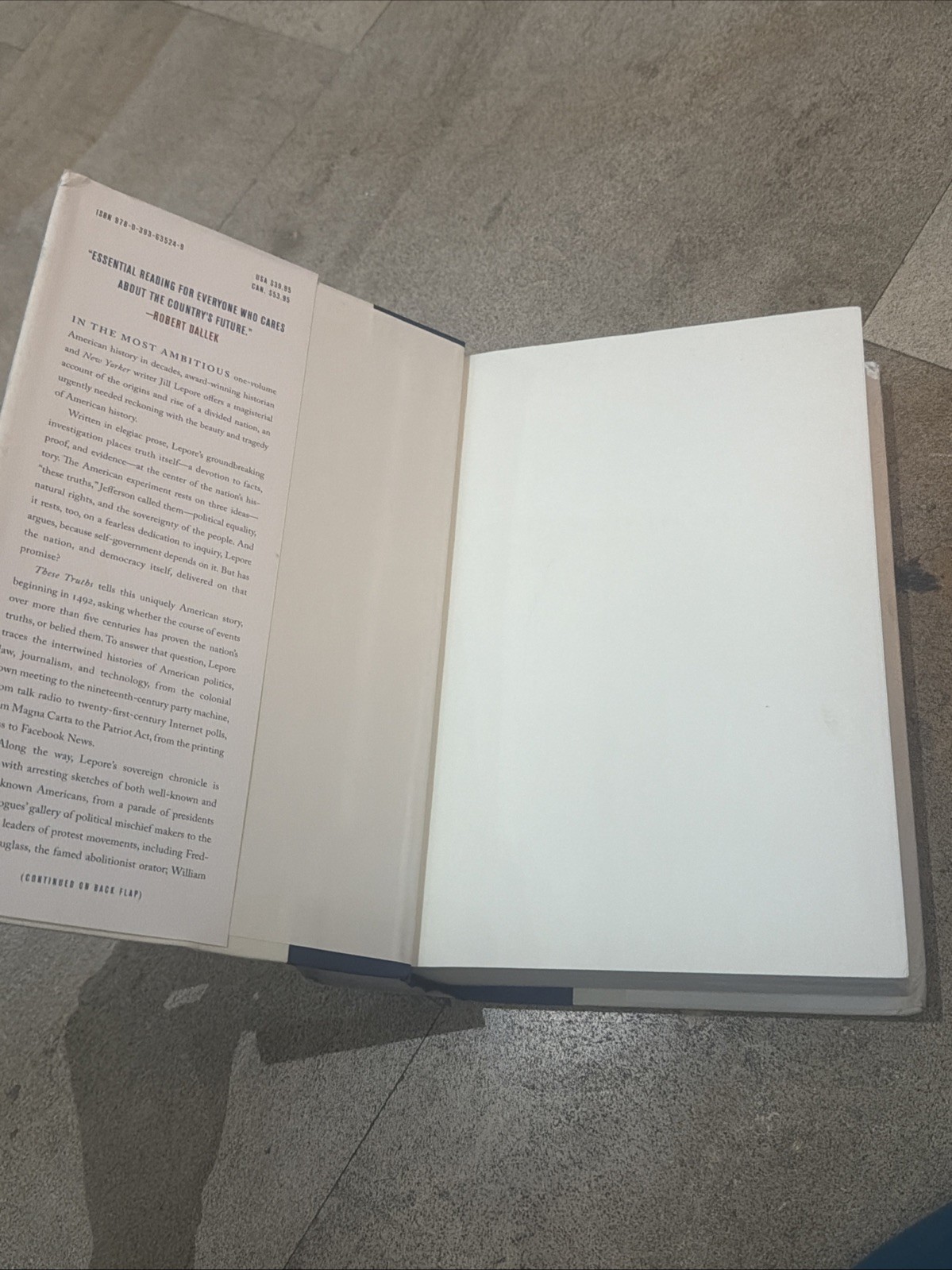These Truths: A History Of The United States Jill Lepore FIRST EDITION HC