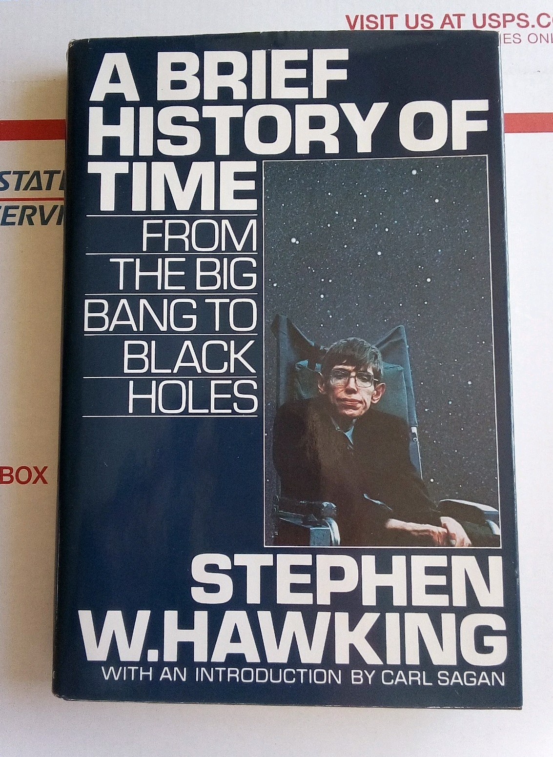 A Brief History Of Time by Stephen Hawking RARE HC First Edition, 1st Printing