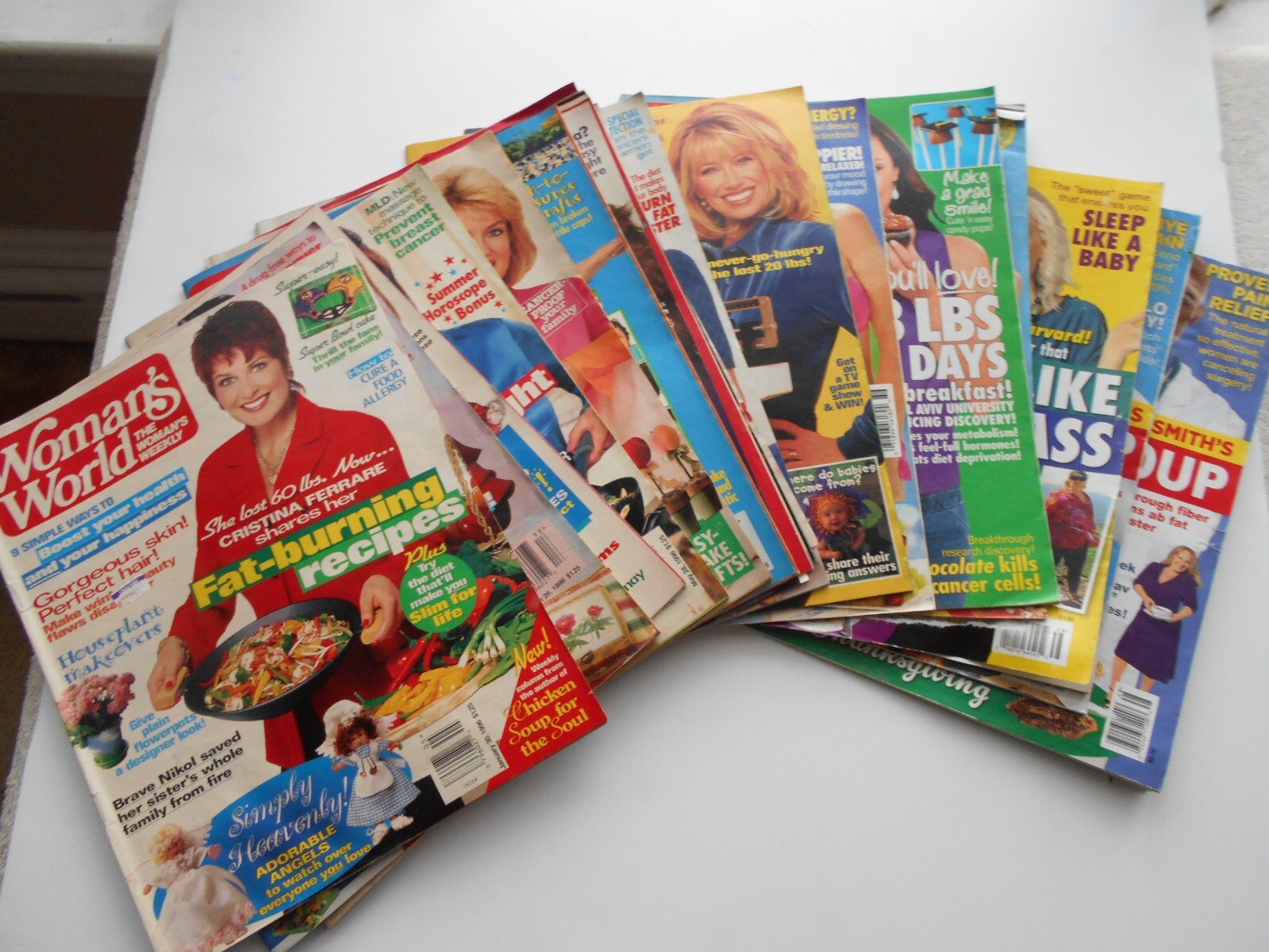 WOMAN’S WORLD Magazine LOT 15—JAN 30,1996-DEC 2,2019-(#1)