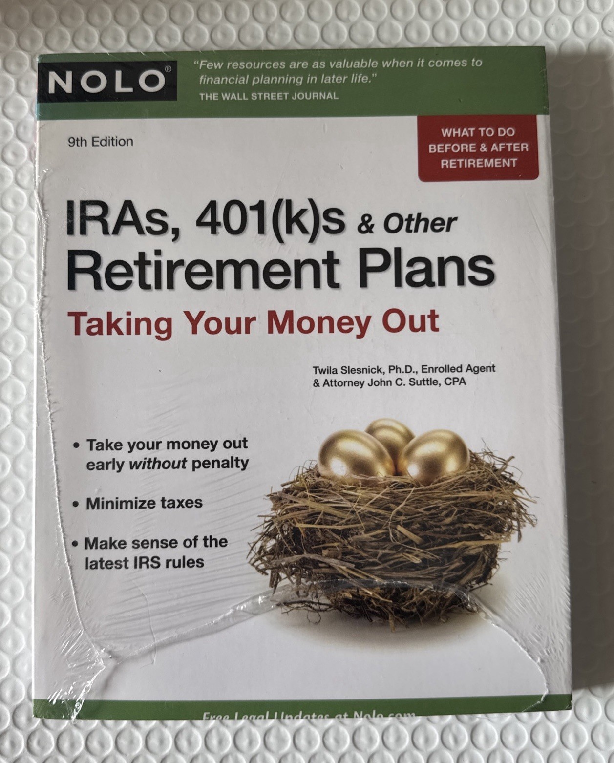 IRAs, 401(k)s and Other Retirement Plans : Taking Your Money Out , Paperback …..