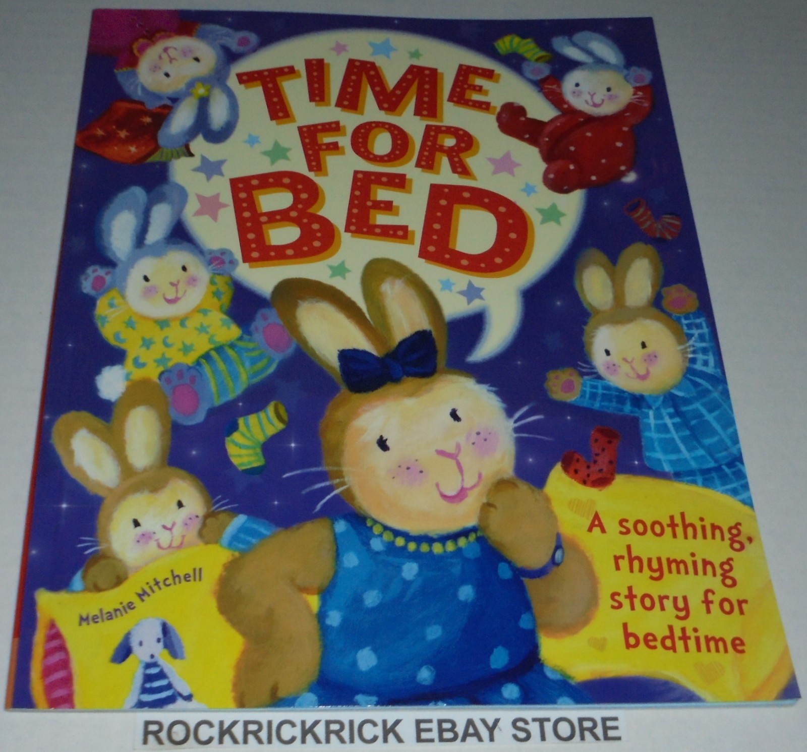 TIME FOR BED BOOK BY MELANIE MITCHELL 2014 22CM X 27CM