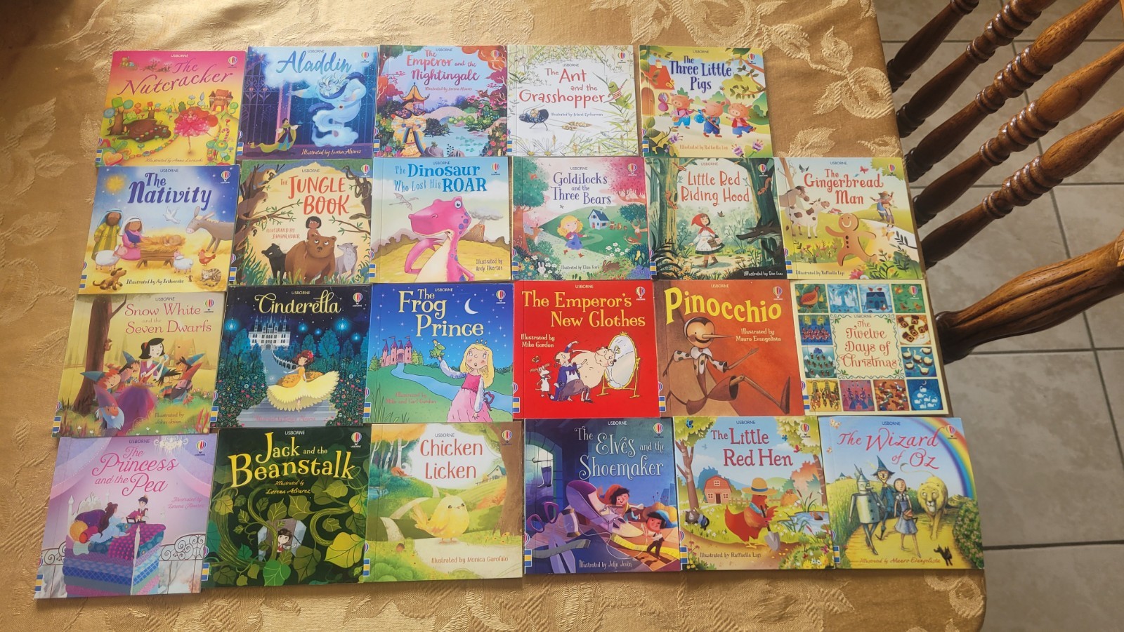 LOT OF 23 Usborne Little Board Books Children Books Jungle Book Aladdin