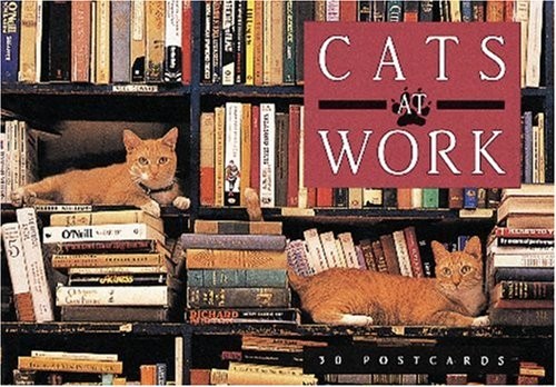 Cats at Work Postcard Book, Robinson, Stephen T