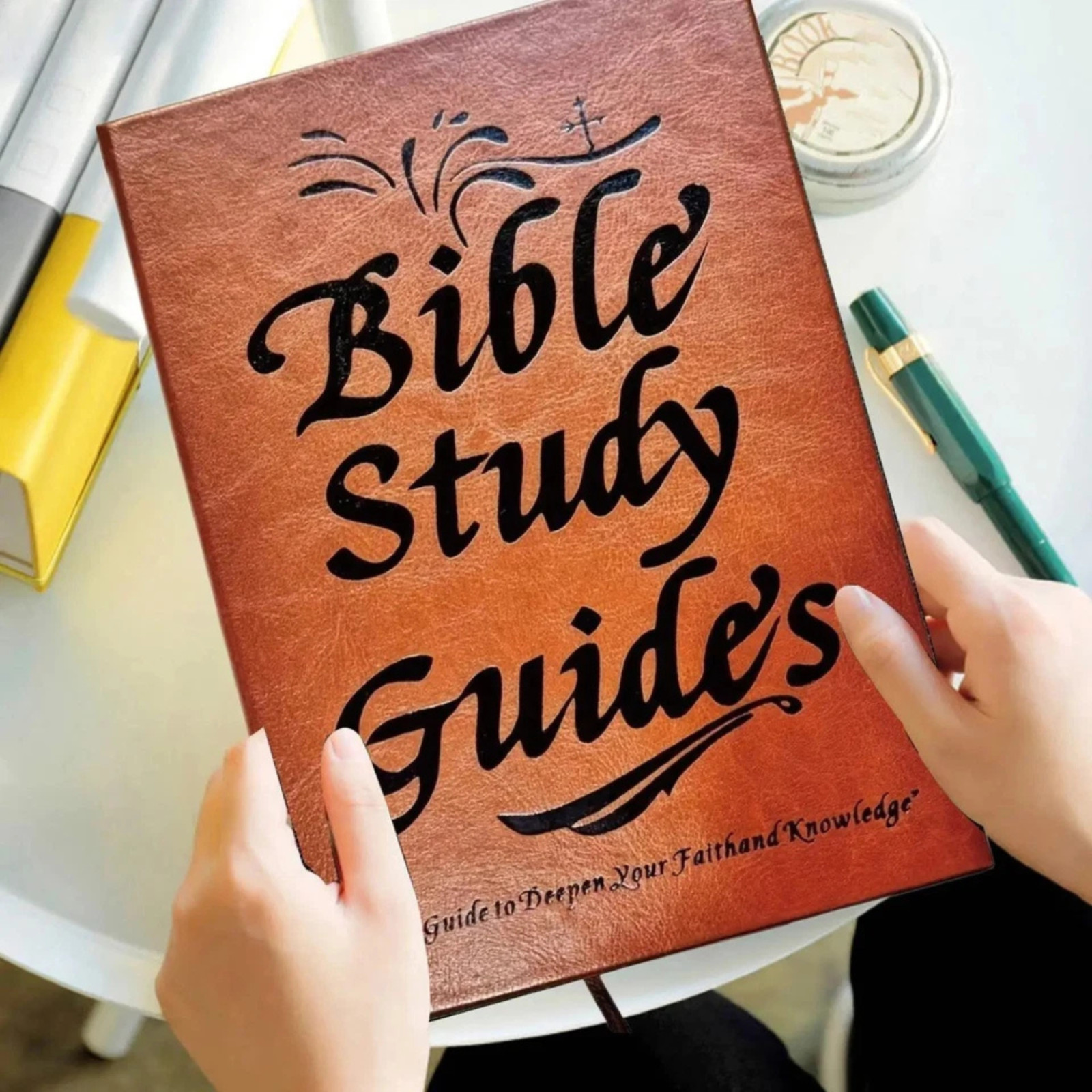 66-Page Bible Study Guide, Daily Devotional Journal,Study Notebook Based Planner