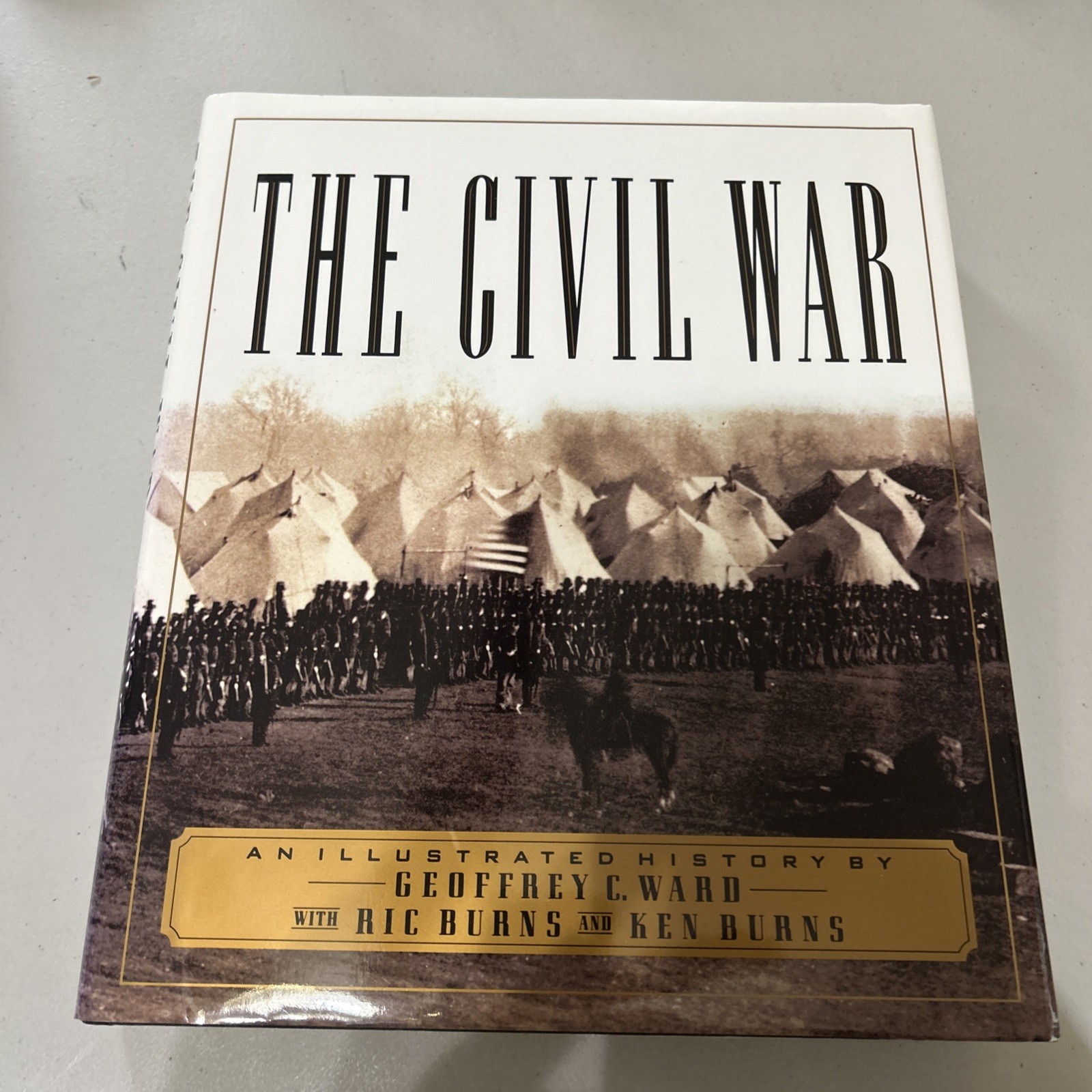 The Civil War Illustrated History Book Ric Burns & Ken Burns FREE SHIPPING