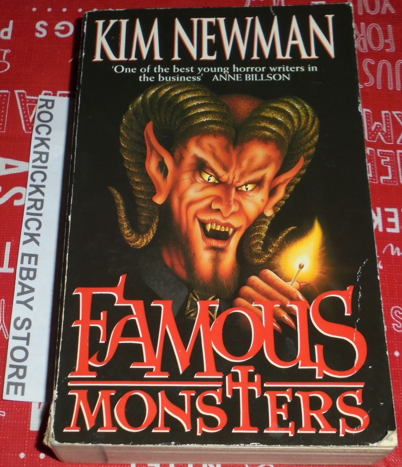 FAMOUS MONSTERS BOOK BY KIM NEWMAN (SHORT STORIES) 1995 448 PAGES