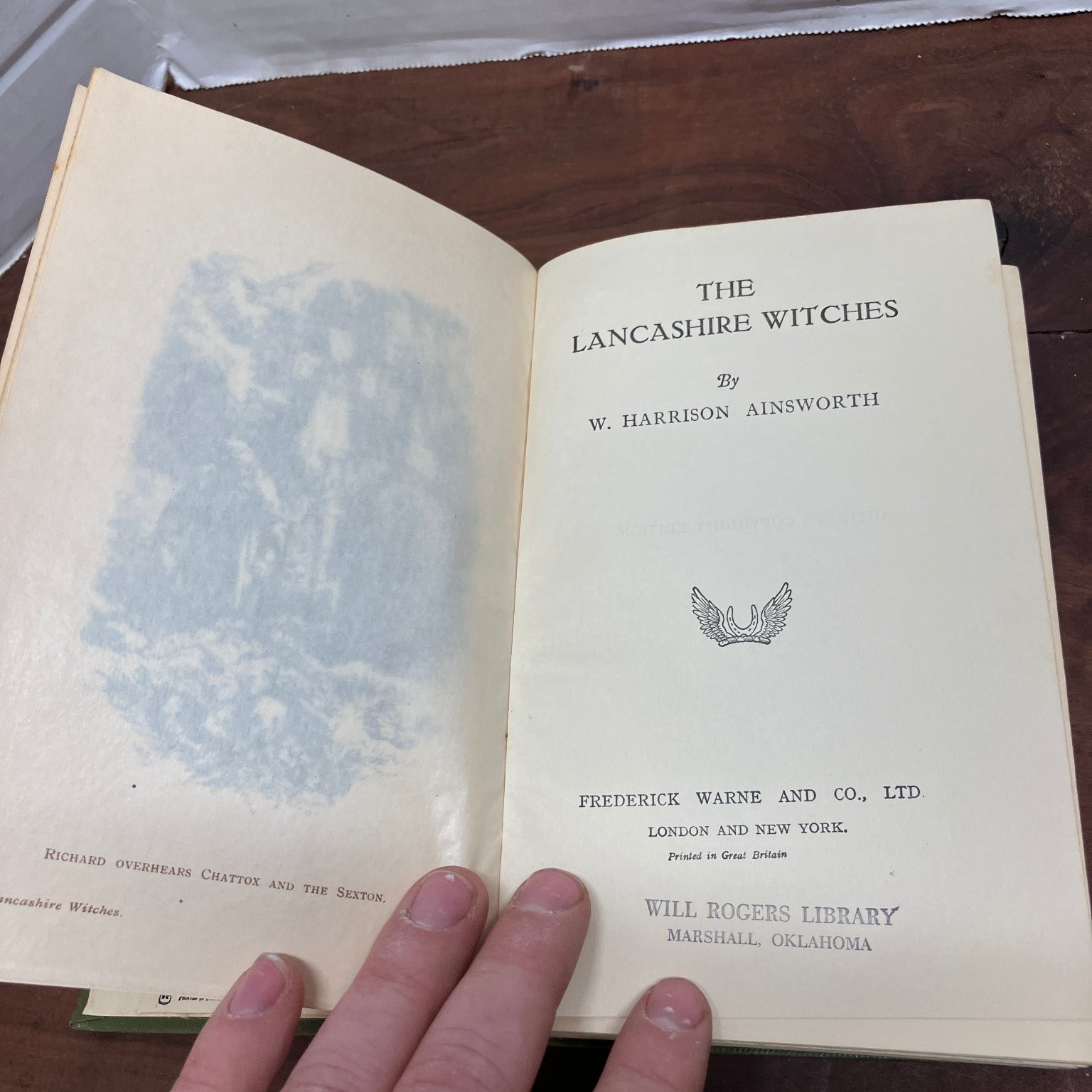 The Lancashire Witches W. Harrison Ainsworth 1883 First Edition Warne