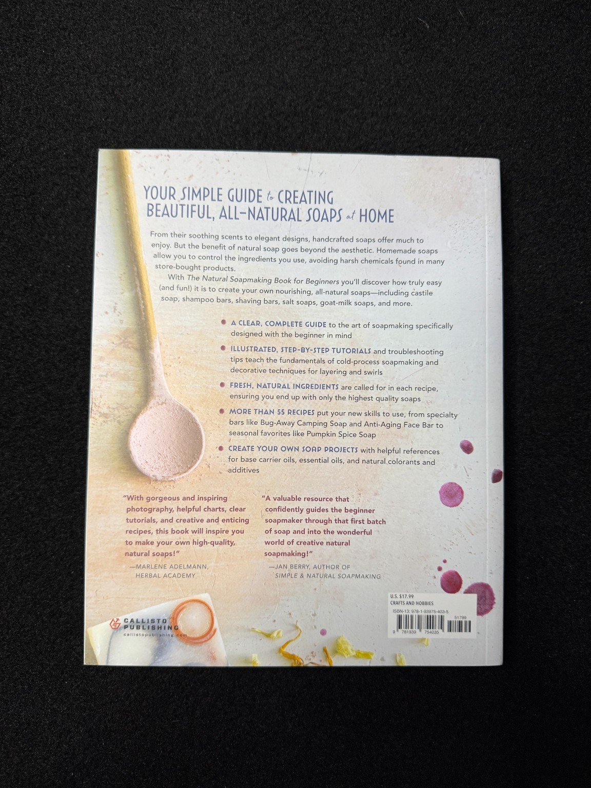 Natural Soapmaking Book for Beginners Kelly Cable 2017 DIY Soap Essential Oils