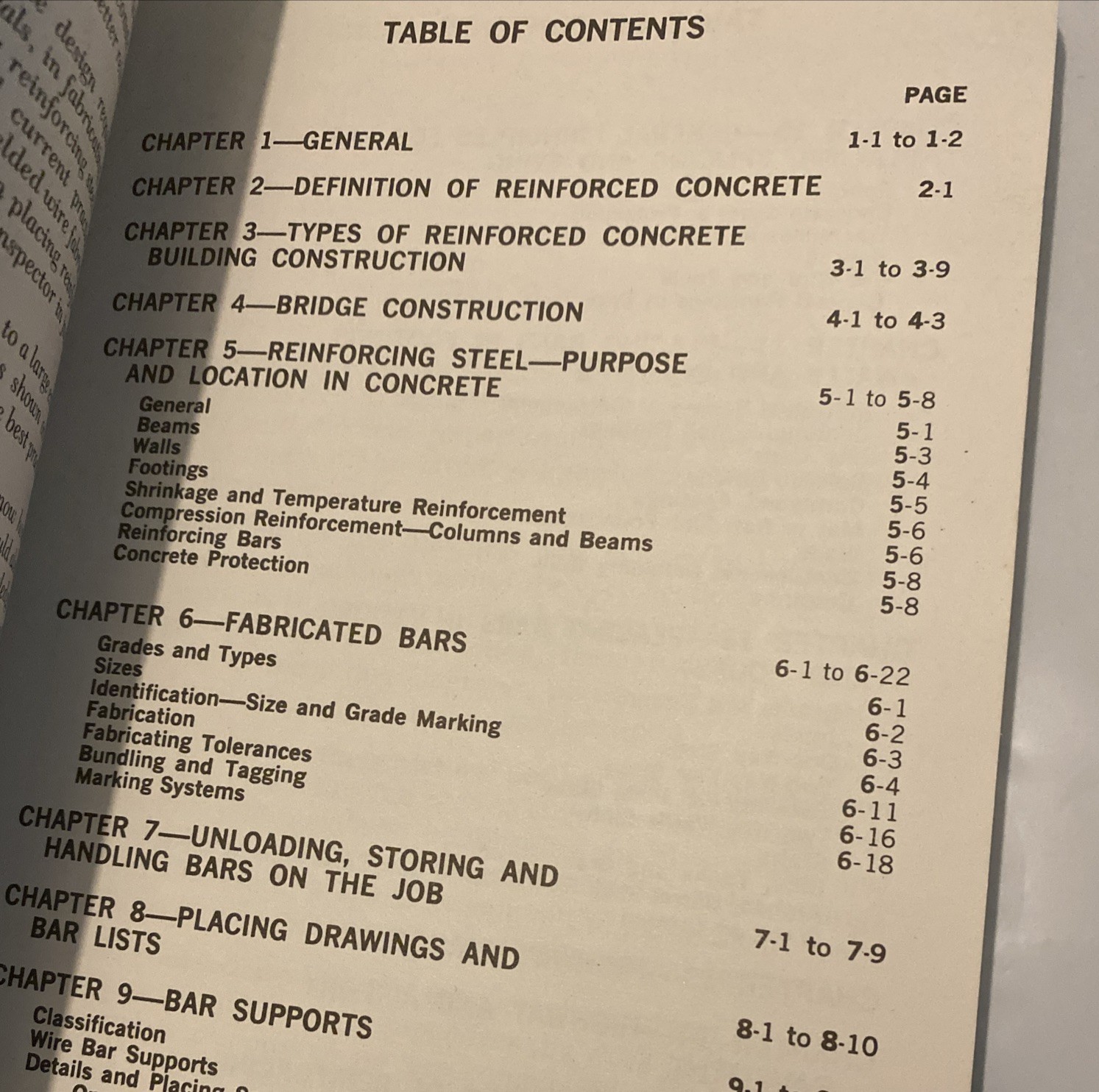 Placing Reinforcing Bars Fourth Edition 1977 ACI Building Code & 1980 Supplement