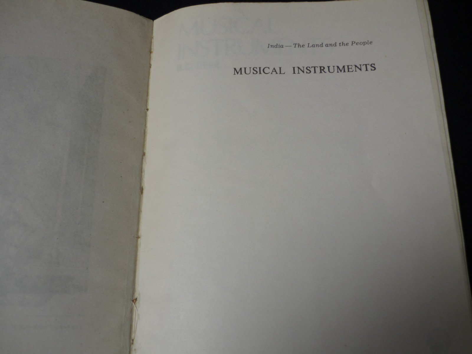 Musical Instruments (of India) B C Deva P/b 1979 National Book Trust India