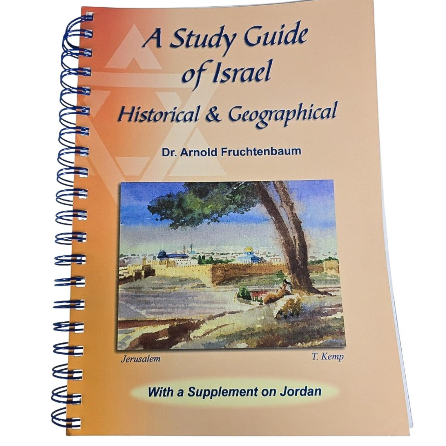A Study Guide Of Israel Historical & Geographical Fruchtenbaum Spiral Vtg Book