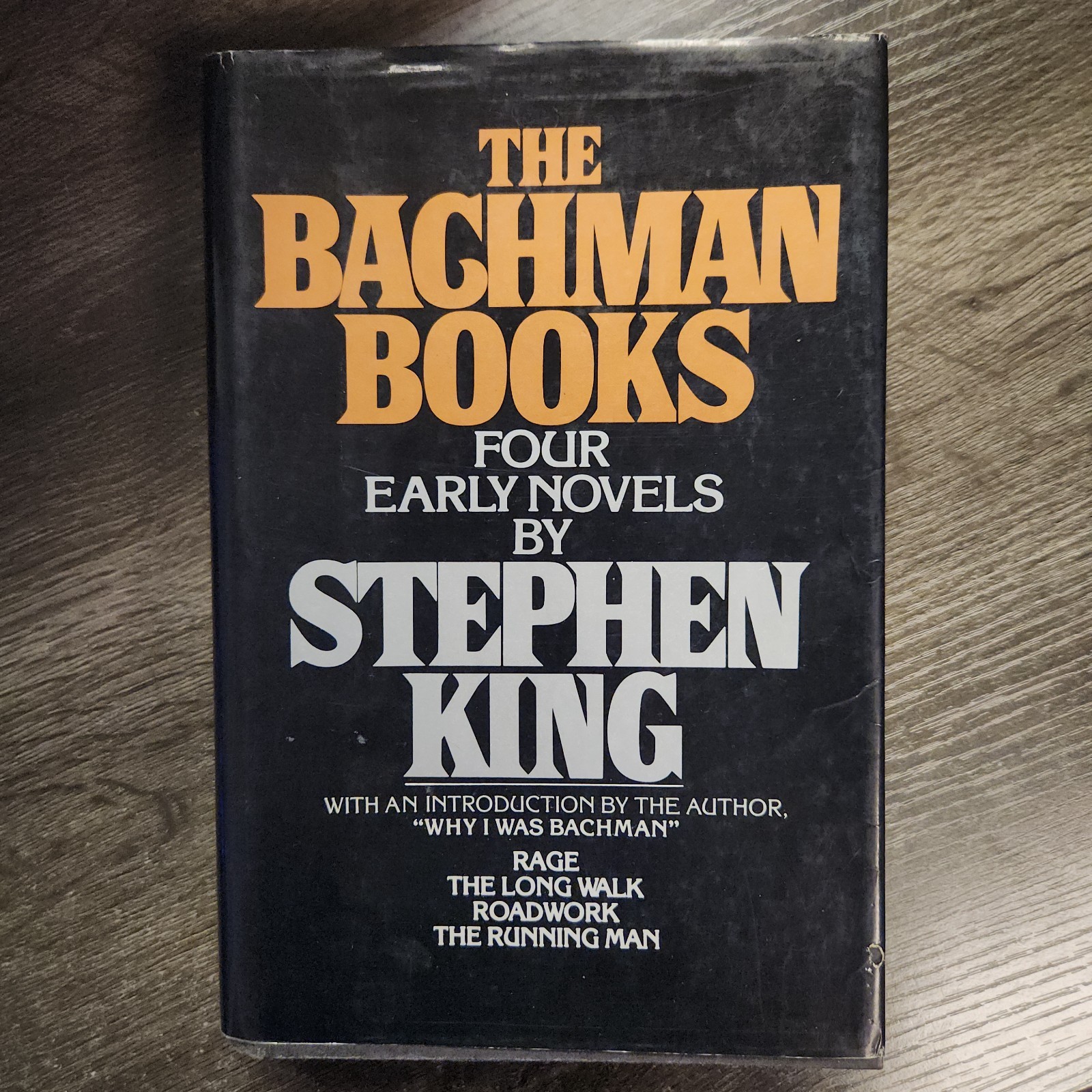 The Bachman Books By Stephen King 1985 NAL Hardcover First Edition DJ Rage VGUC