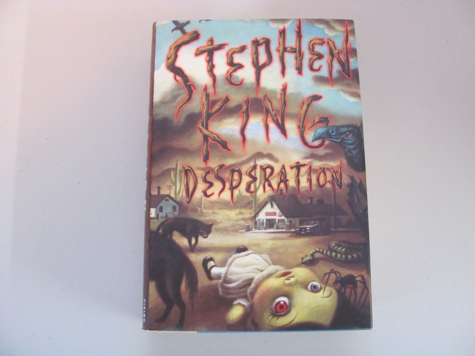 DESPERATION BY STEPHEN KING Hardcover Viking 1st Ed. 1st Printing 1996 +DJ VGC