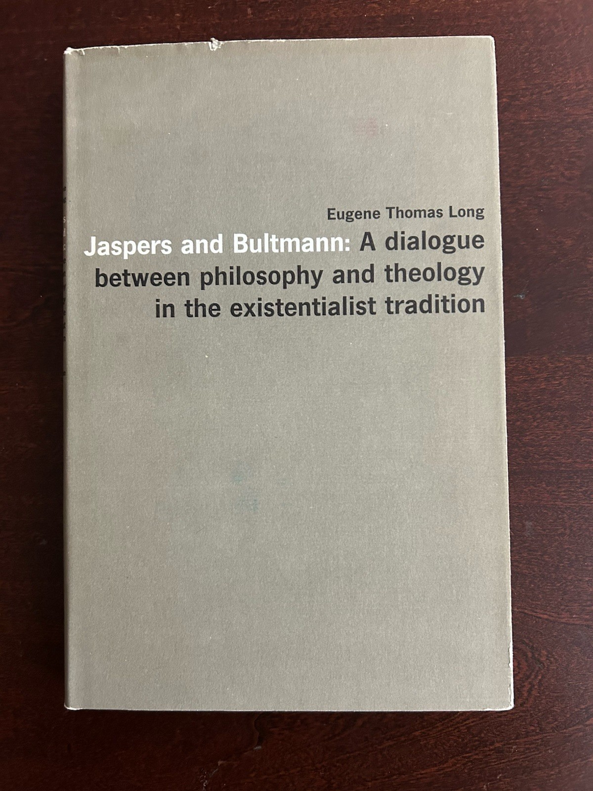 Jaspers And Bultmann (1968 Vintage Hardcover) By Eugene Thomas Long