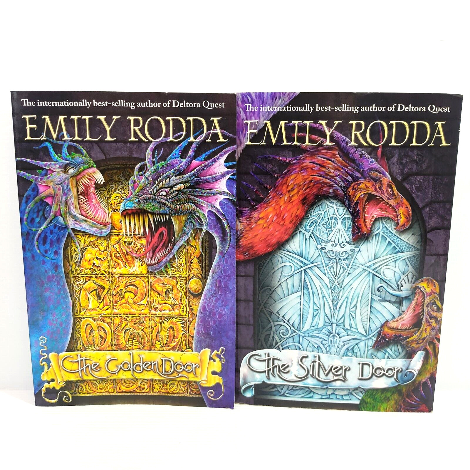 The Golden Door & The Silver Door Emily Rodda Paperback Books 1 & 2