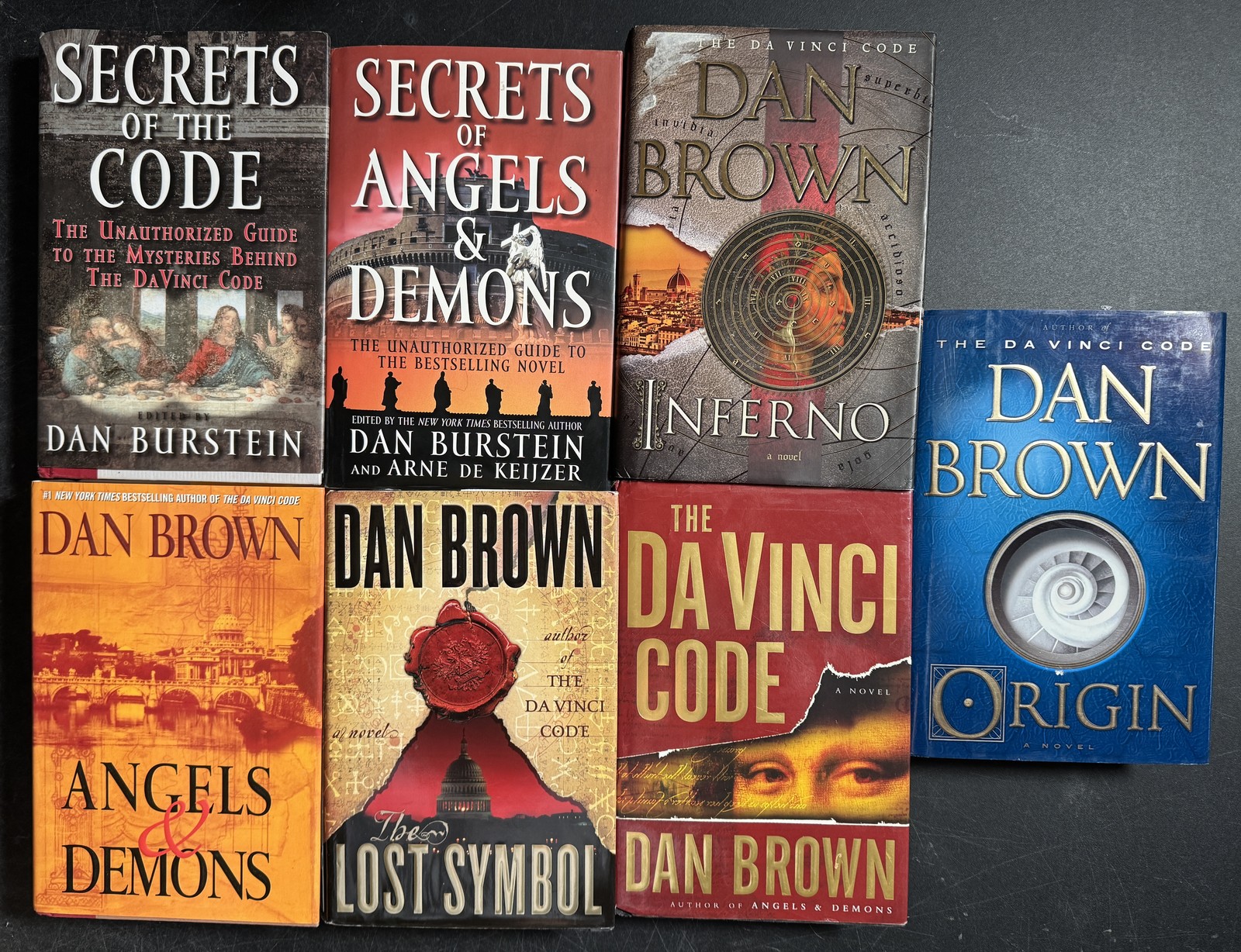 Complete Series Set ROBERT LANGDON 1-5 Dan Brown Lot 7 All Hardcover